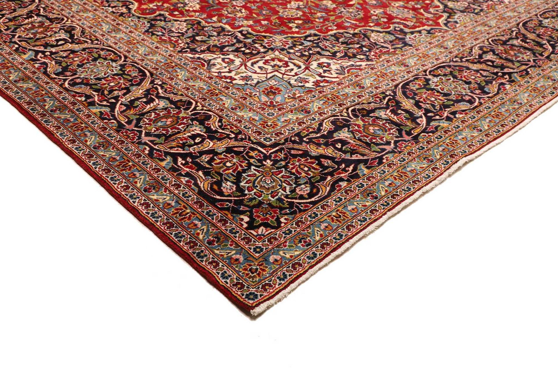 Kashan Persian Rug 307 × 426 cm, Wool, hand-knotted