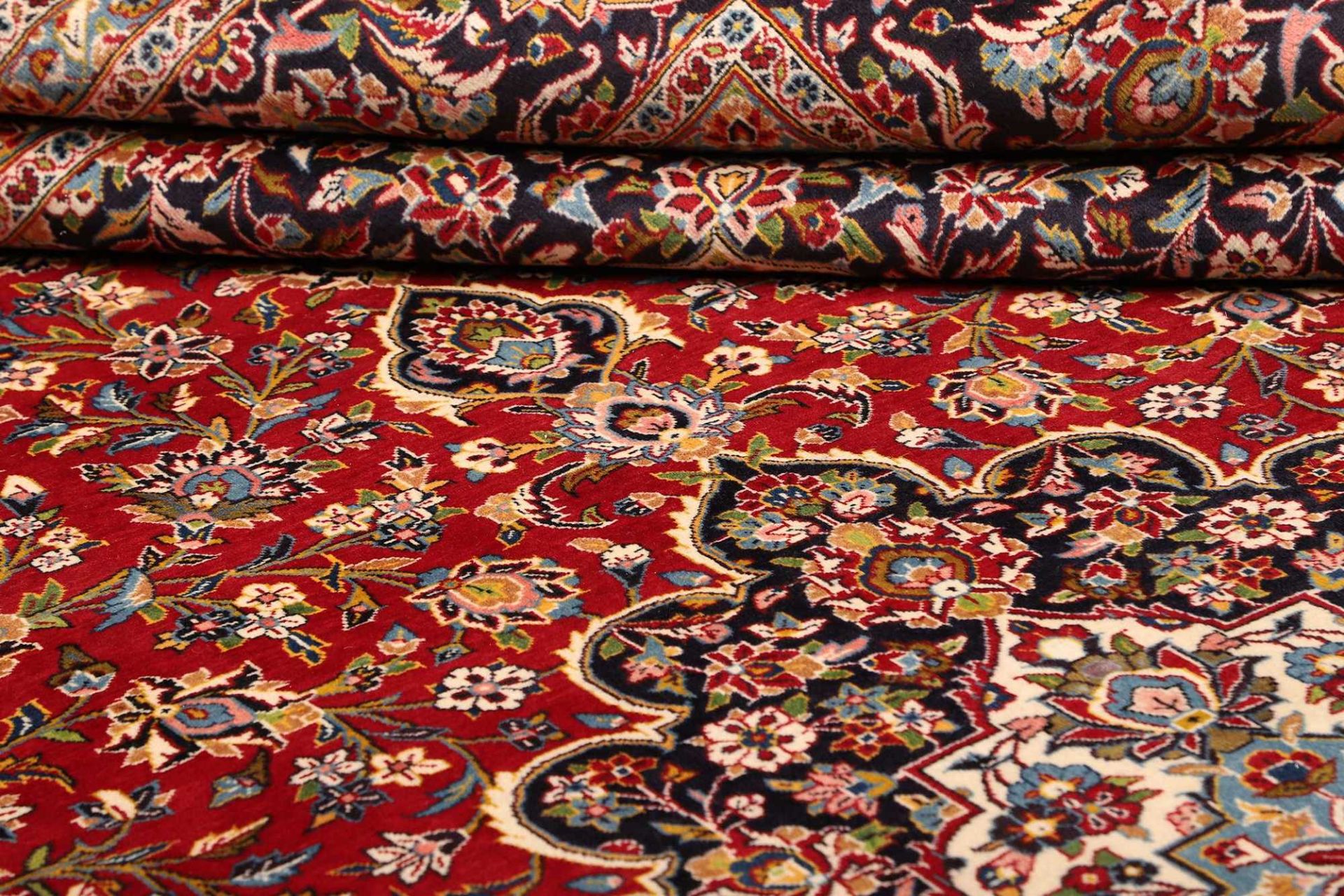 Kashan Persian Rug 307 × 426 cm, Wool, hand-knotted
