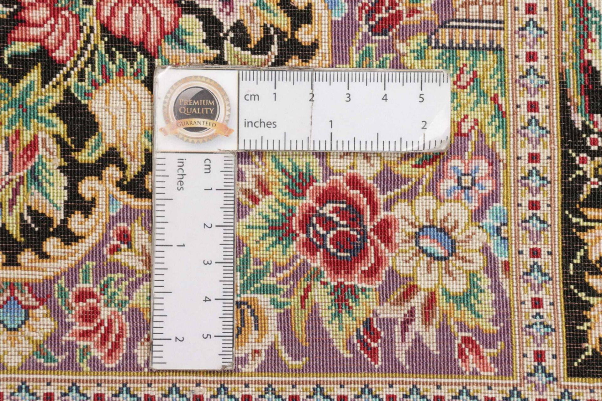 Qom Persian Rug 101 × 148 cm, Silk, hand-knotted