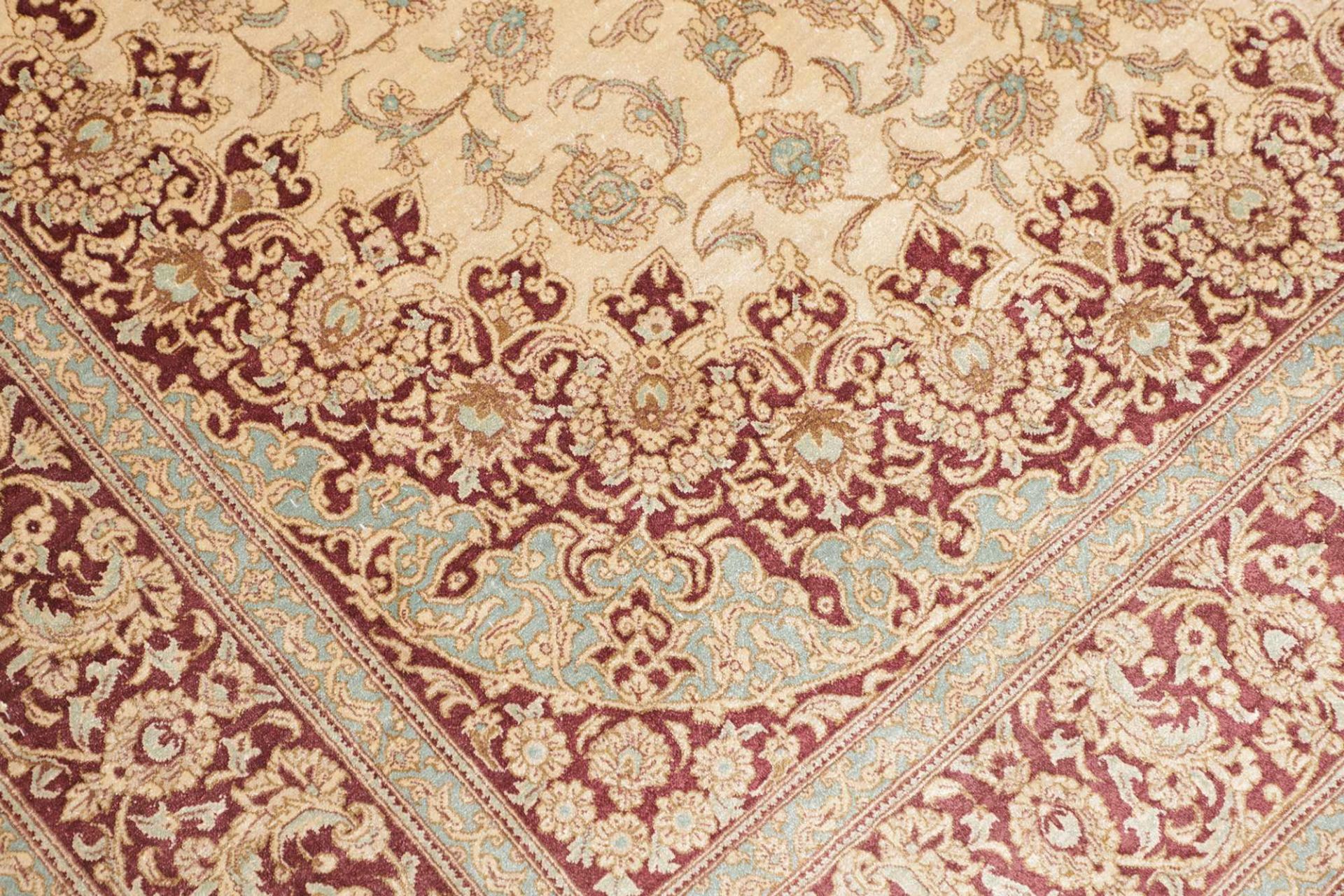 Qom Persian Rug 133 × 199 cm, Silk, hand-knotted
