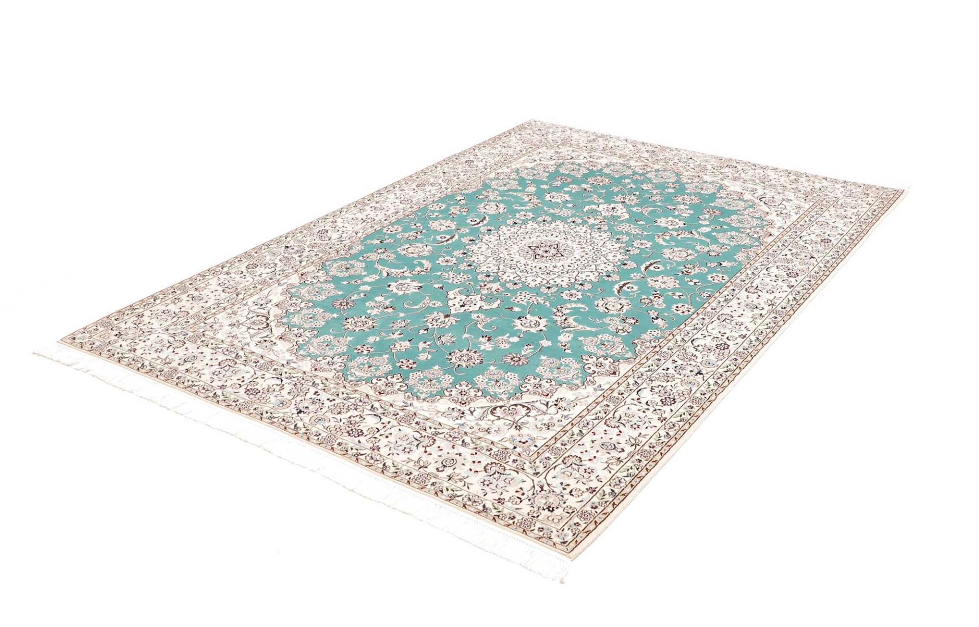 Nain Persian Rug — hand-knotted, 161 × 232 cm, Wool