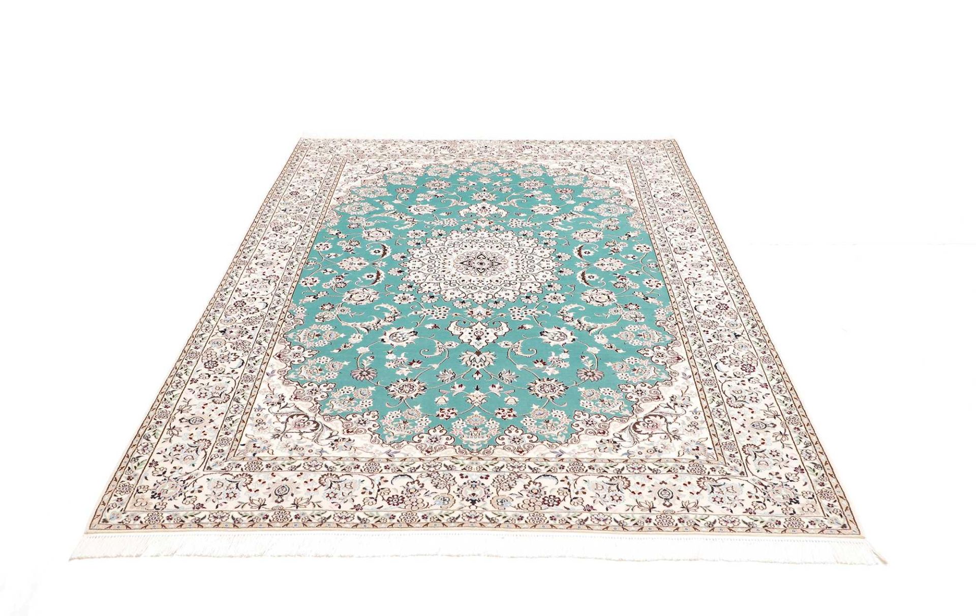 Nain Persian Rug — hand-knotted, 161 × 232 cm, Wool