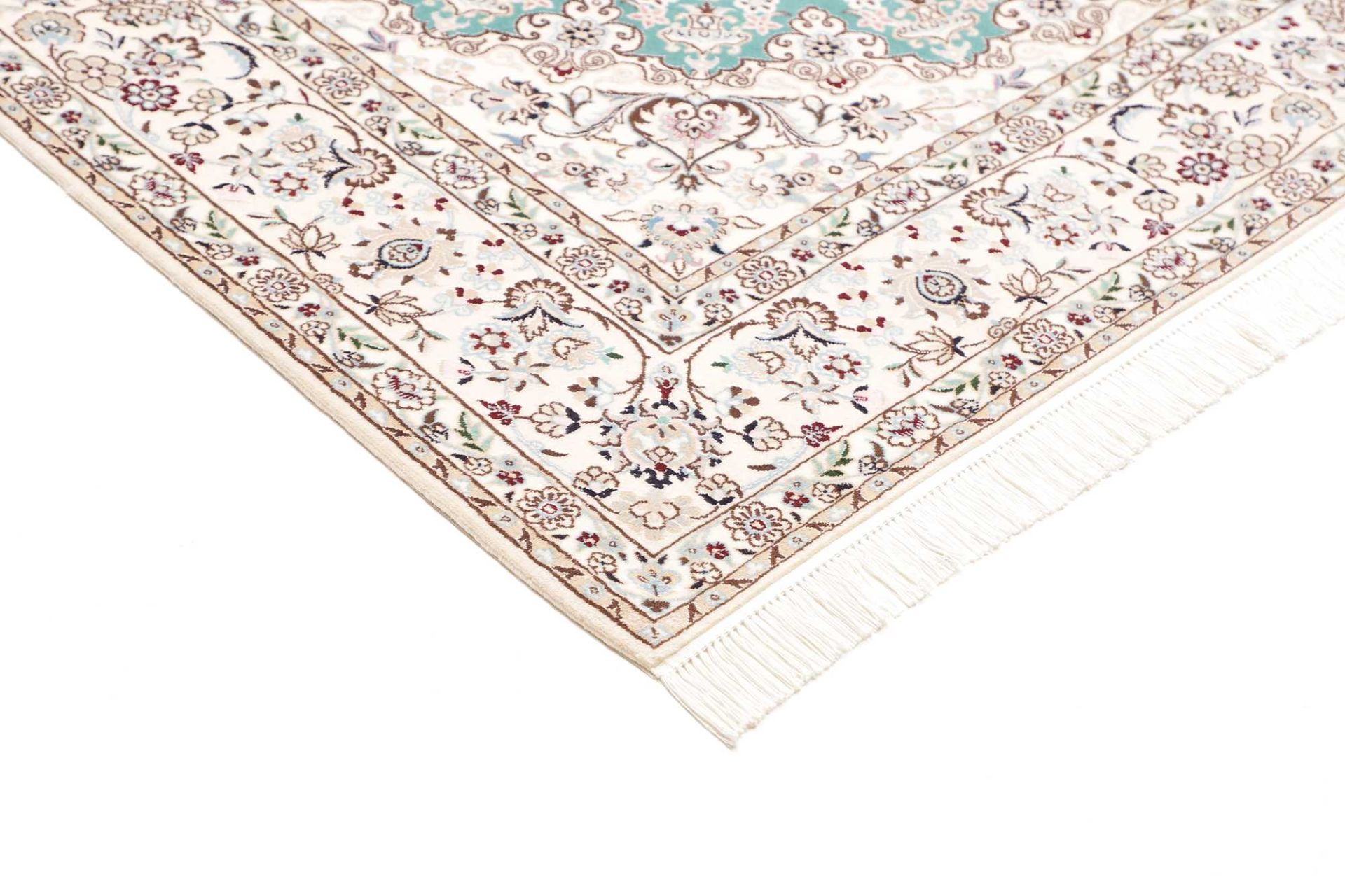 Nain Persian Rug — hand-knotted, 161 × 232 cm, Wool