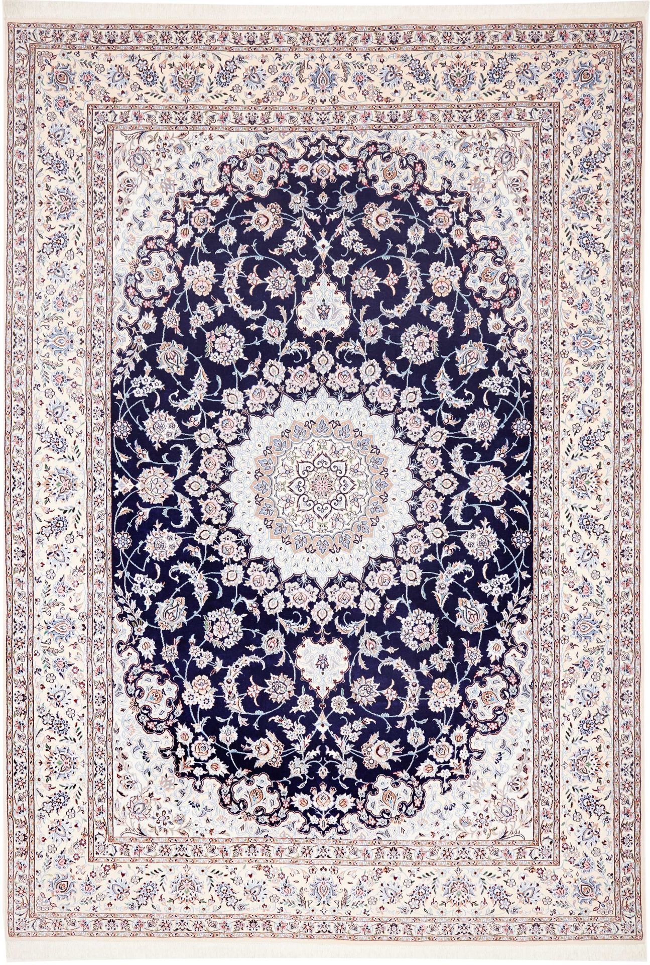 Nain Persian Rug — hand-knotted, 251 × 354 cm, Wool