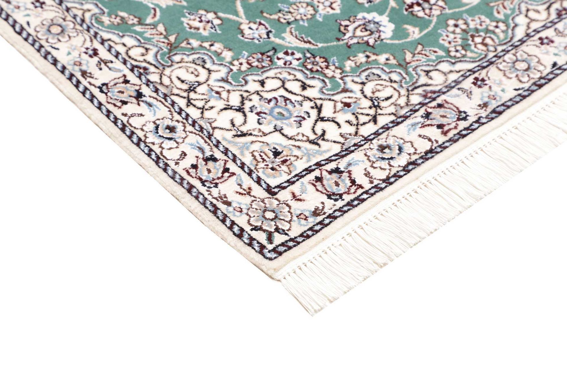 Hand-Knotted Wool Nain Persian Rug, 82 × 126 cm