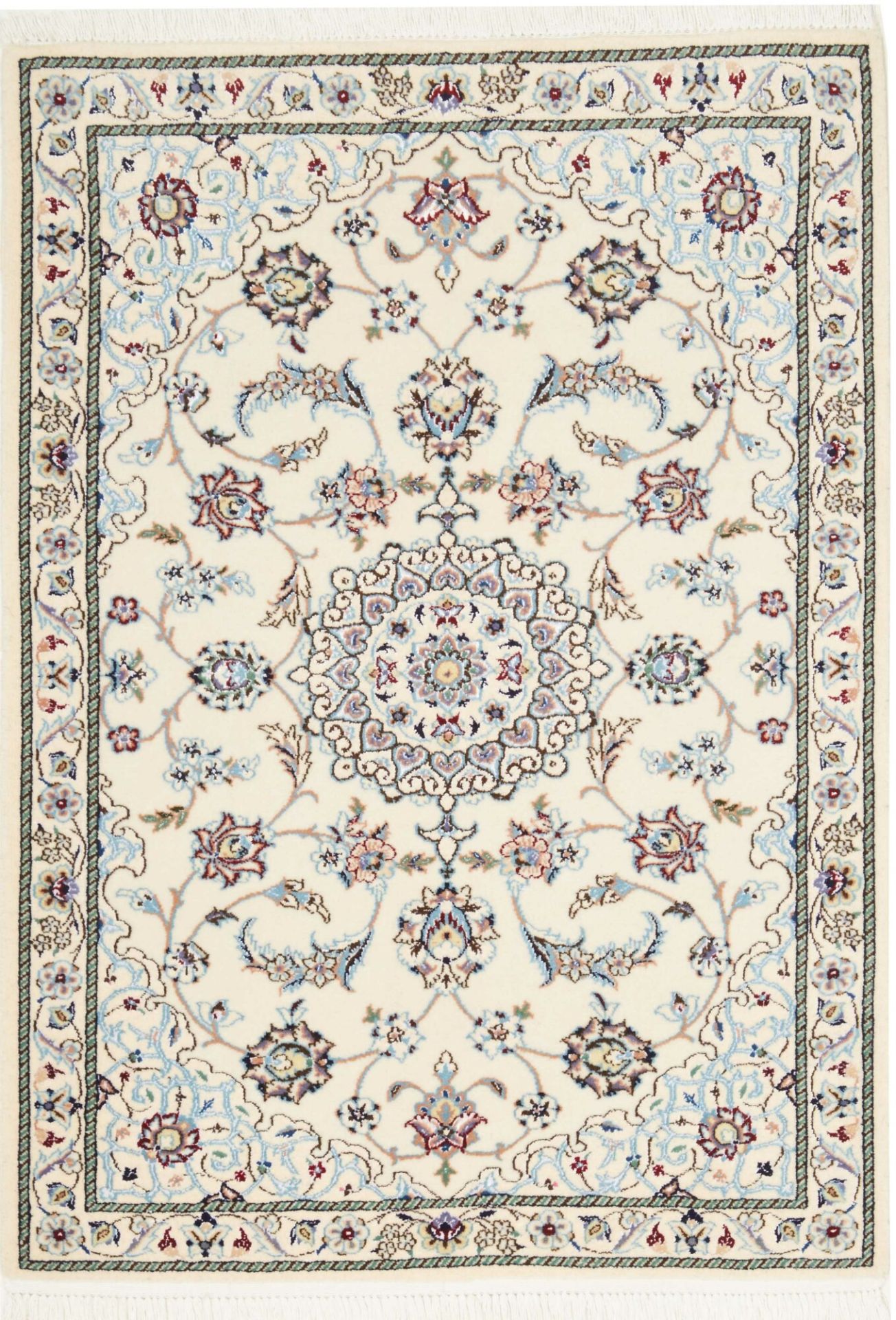 Nain Persian Rug 68 × 92 cm, Wool, hand-knotted