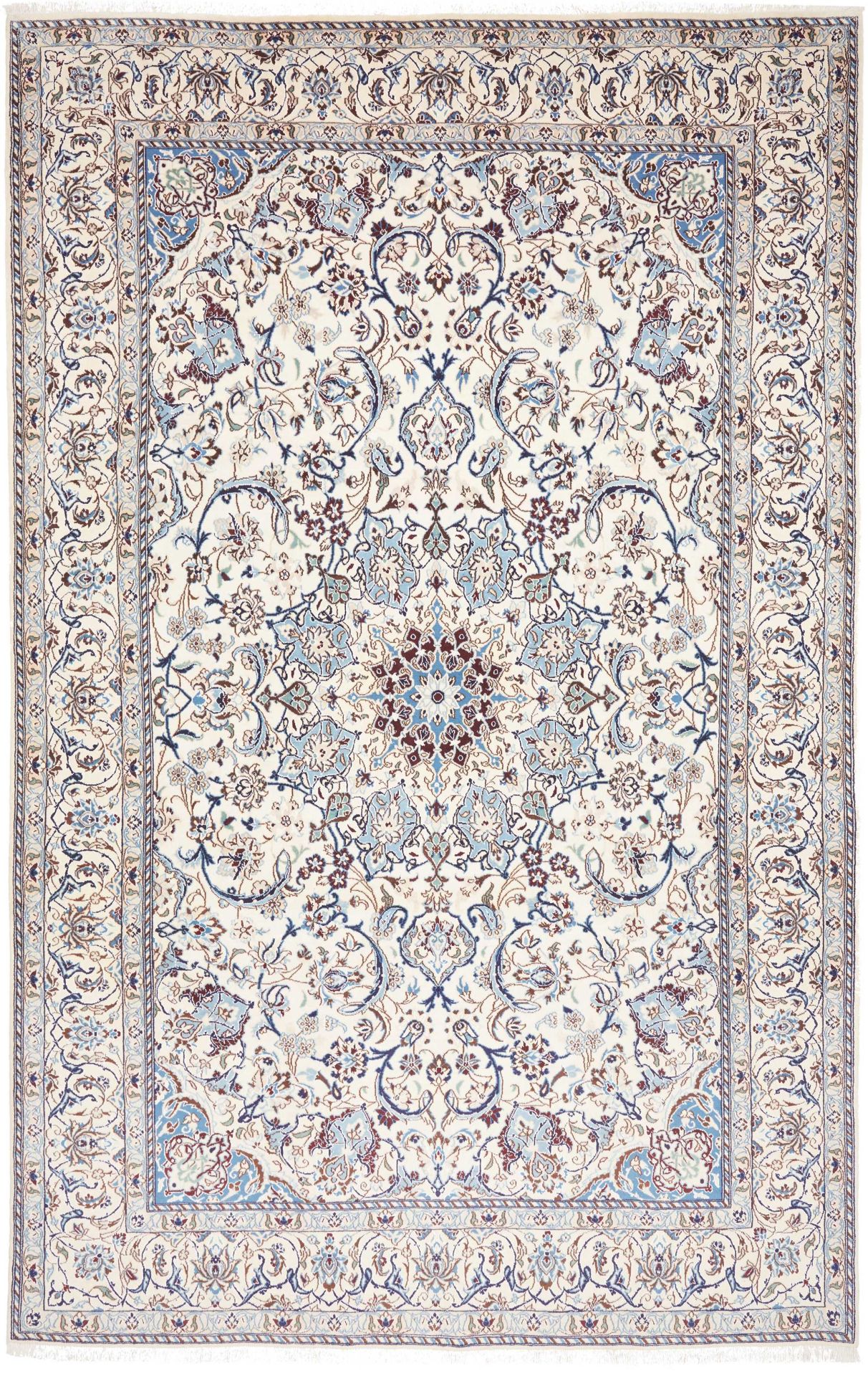 Nain Persian Rug 208 × 321 cm, Wool, hand-knotted