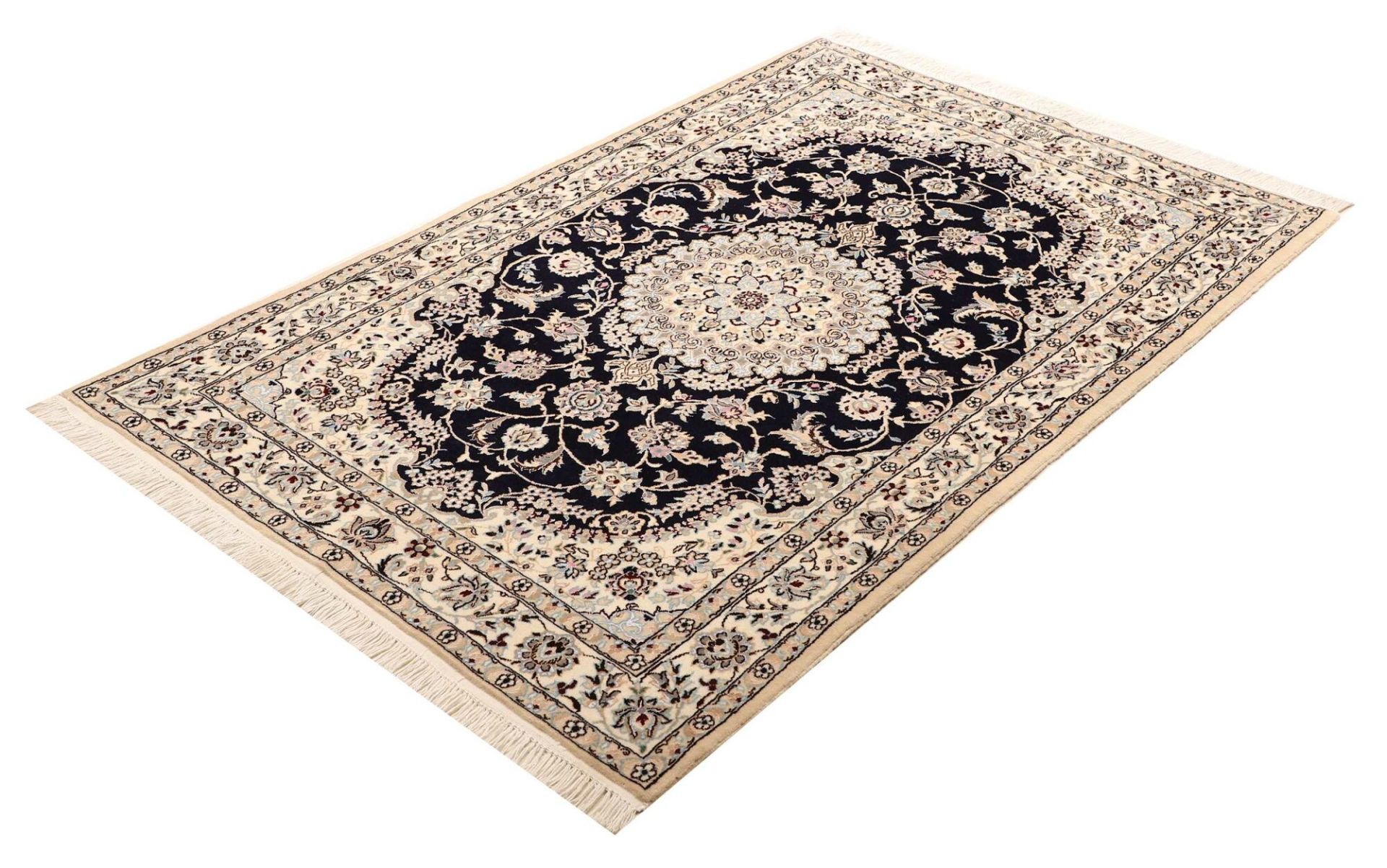 Nain Persian Rug 103 × 154 cm, Wool, hand-knotted