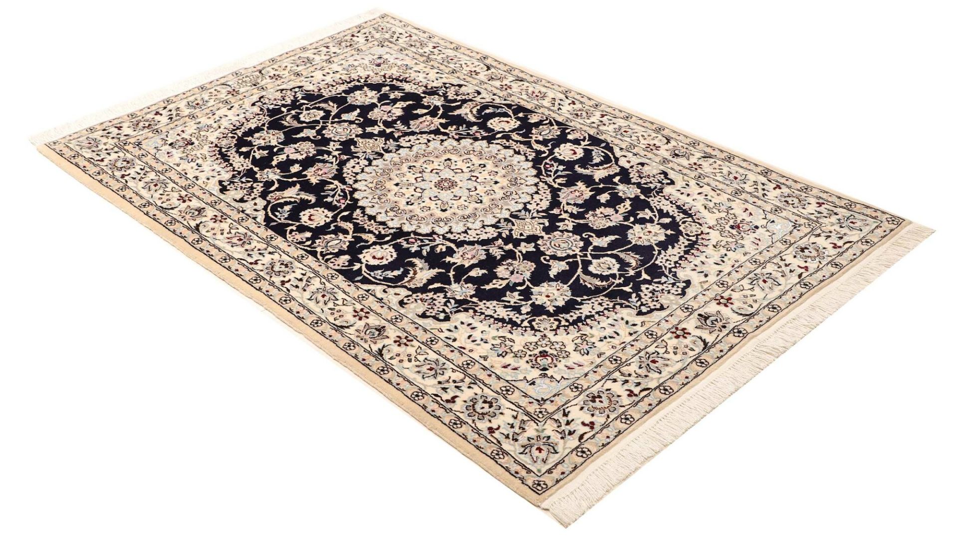 Nain Persian Rug 103 × 154 cm, Wool, hand-knotted