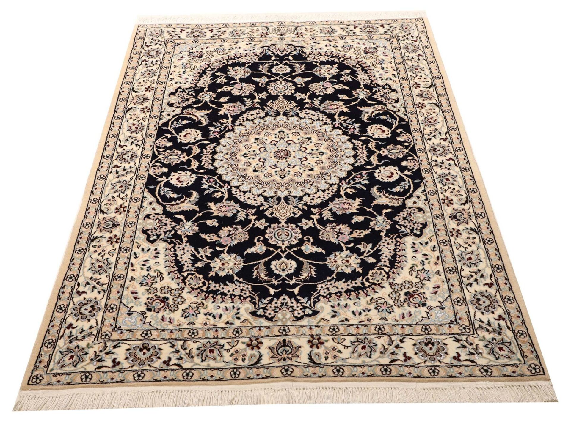 Nain Persian Rug 103 × 154 cm, Wool, hand-knotted