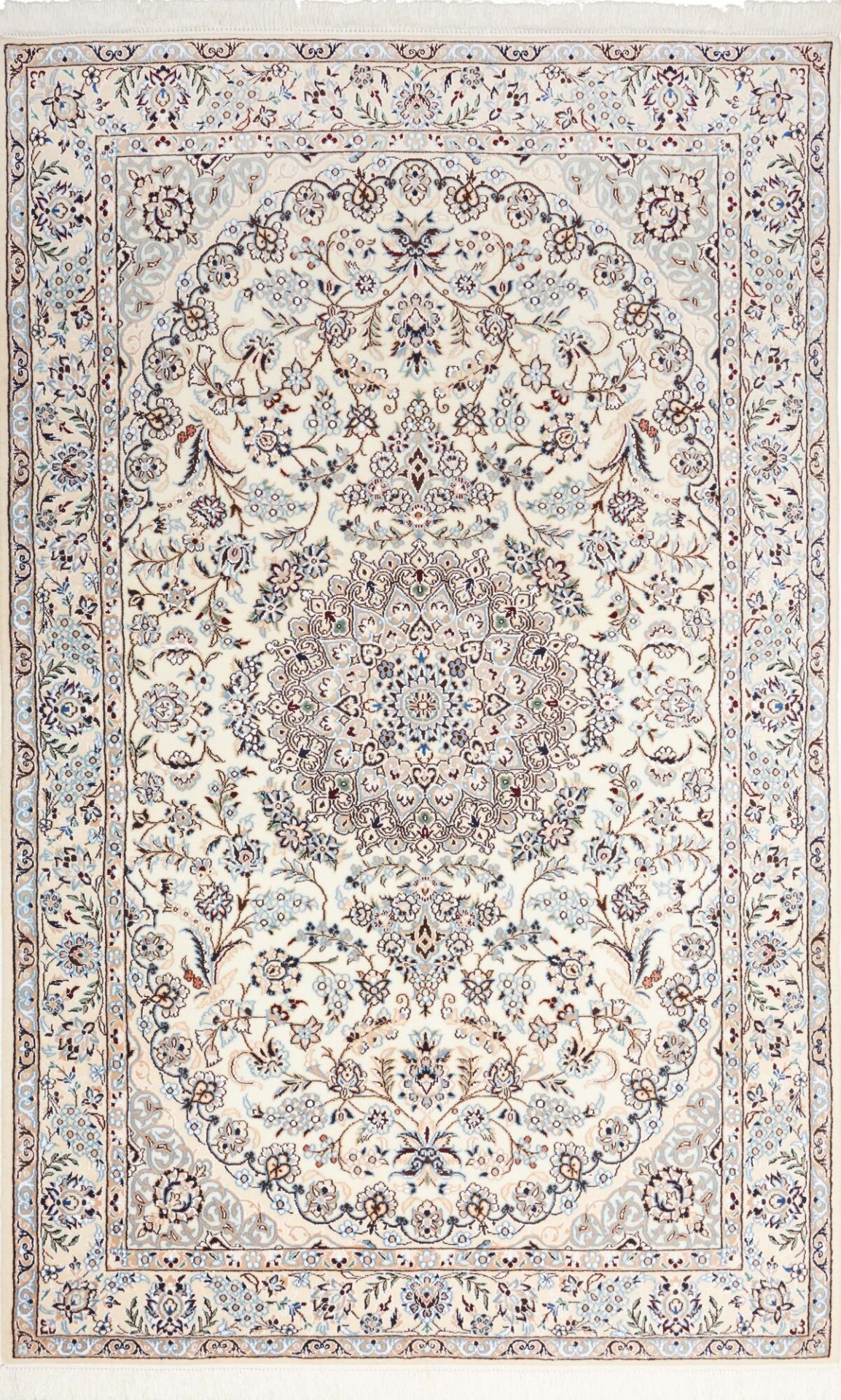 Nain Persian Rug — hand-knotted, 136 × 224 cm, Wool