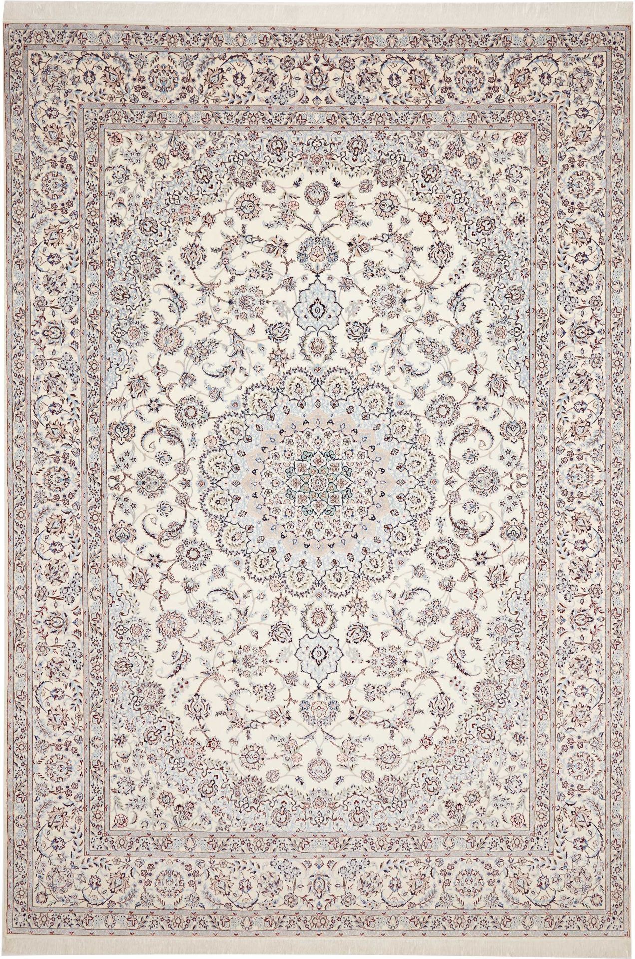 Nain Persian Rug 257 × 371 cm, Wool, hand-knotted