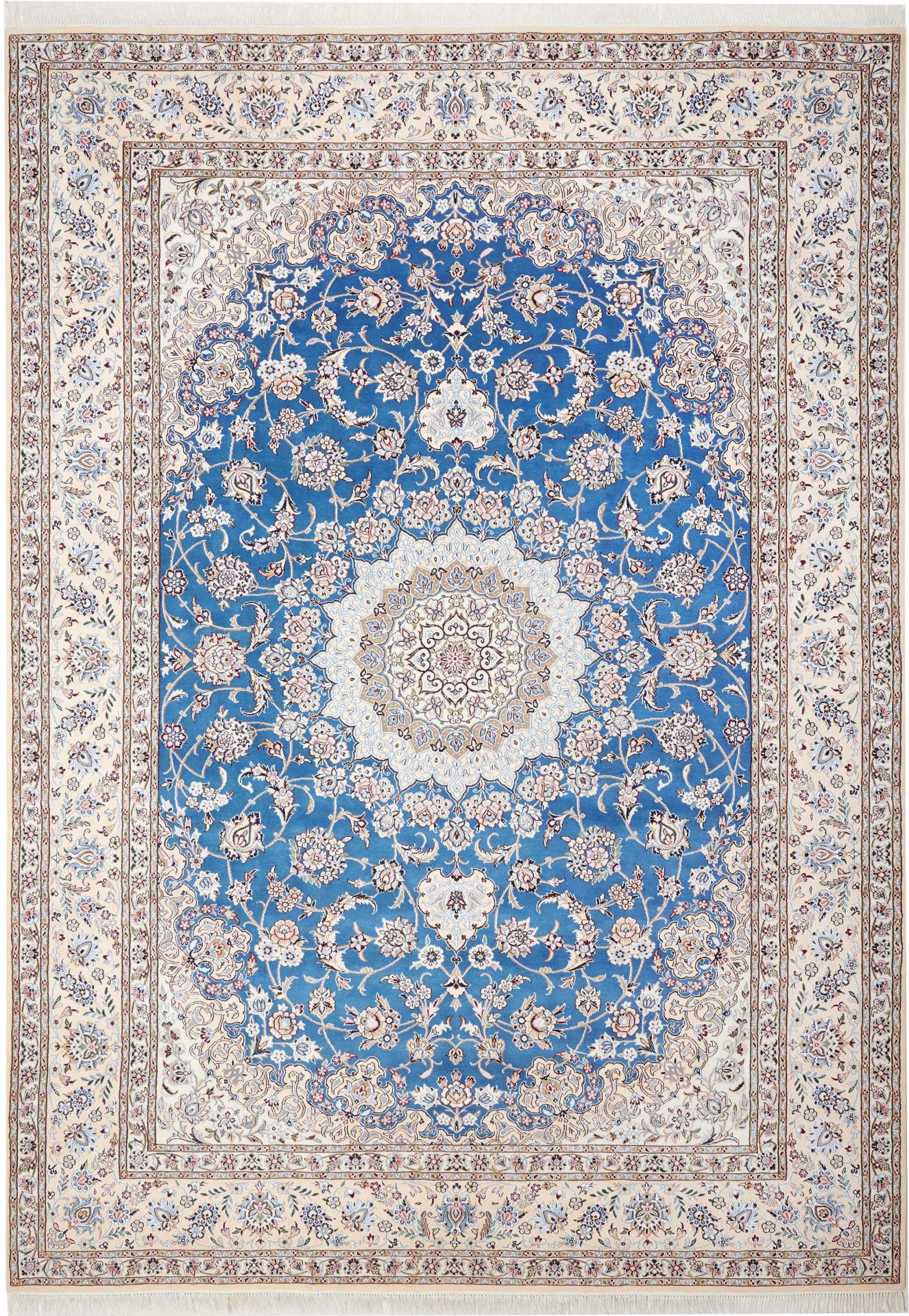 Nain Persian Rug — hand-knotted, 254 × 358 cm, Wool