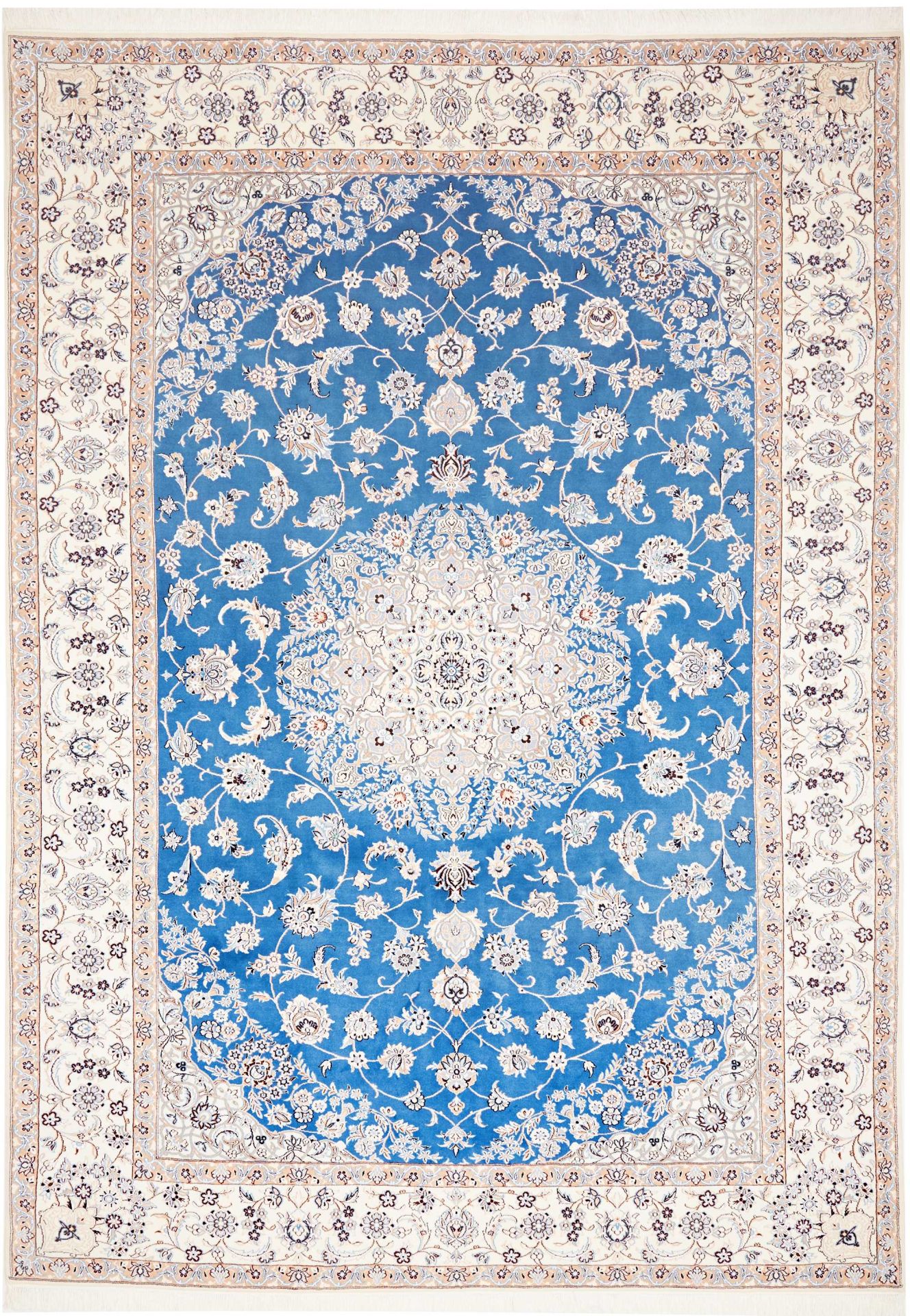 Nain Persian Rug — hand-knotted, 250 × 352 cm, Wool