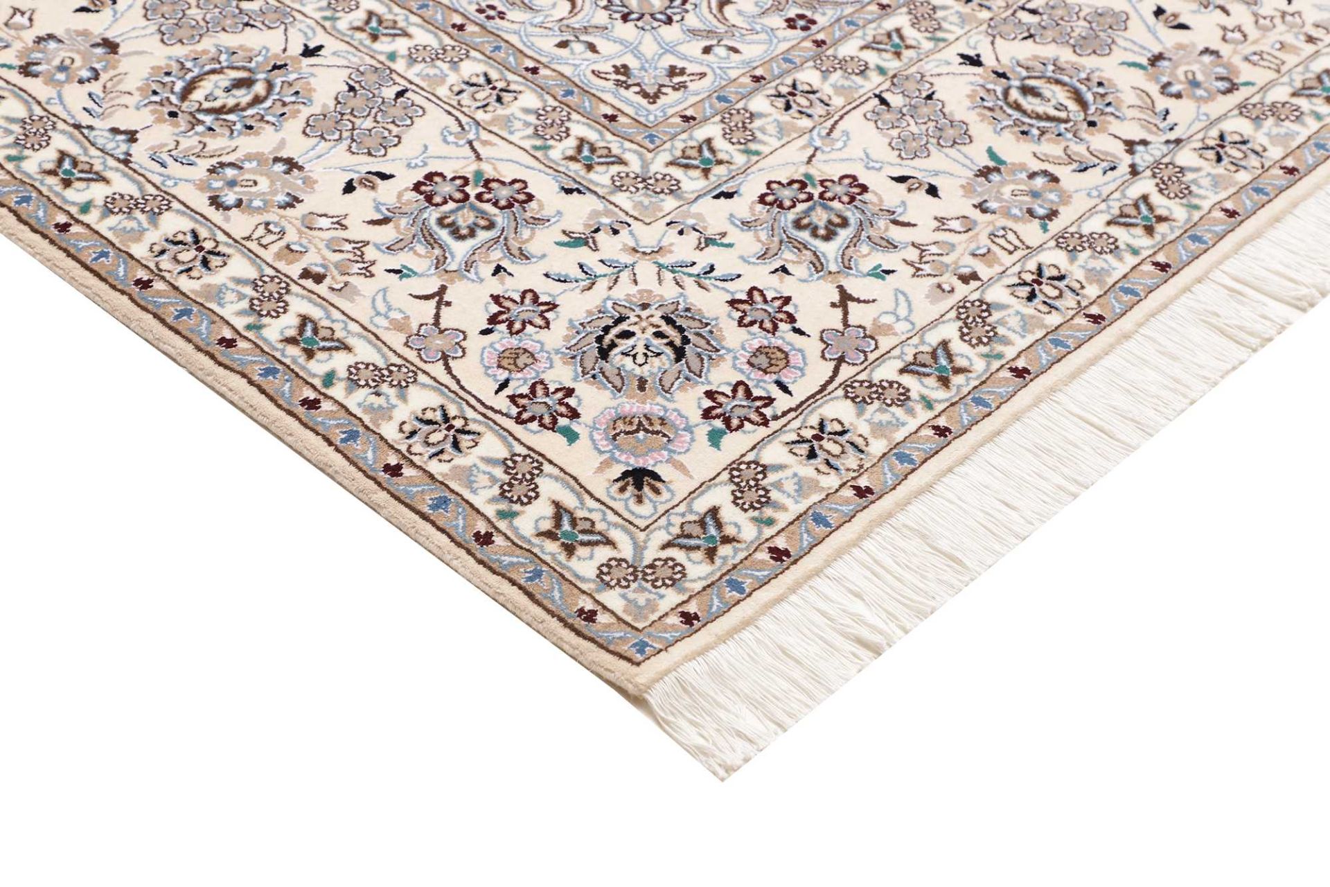 Nain Persian Rug — hand-knotted, 251 × 345 cm, Wool