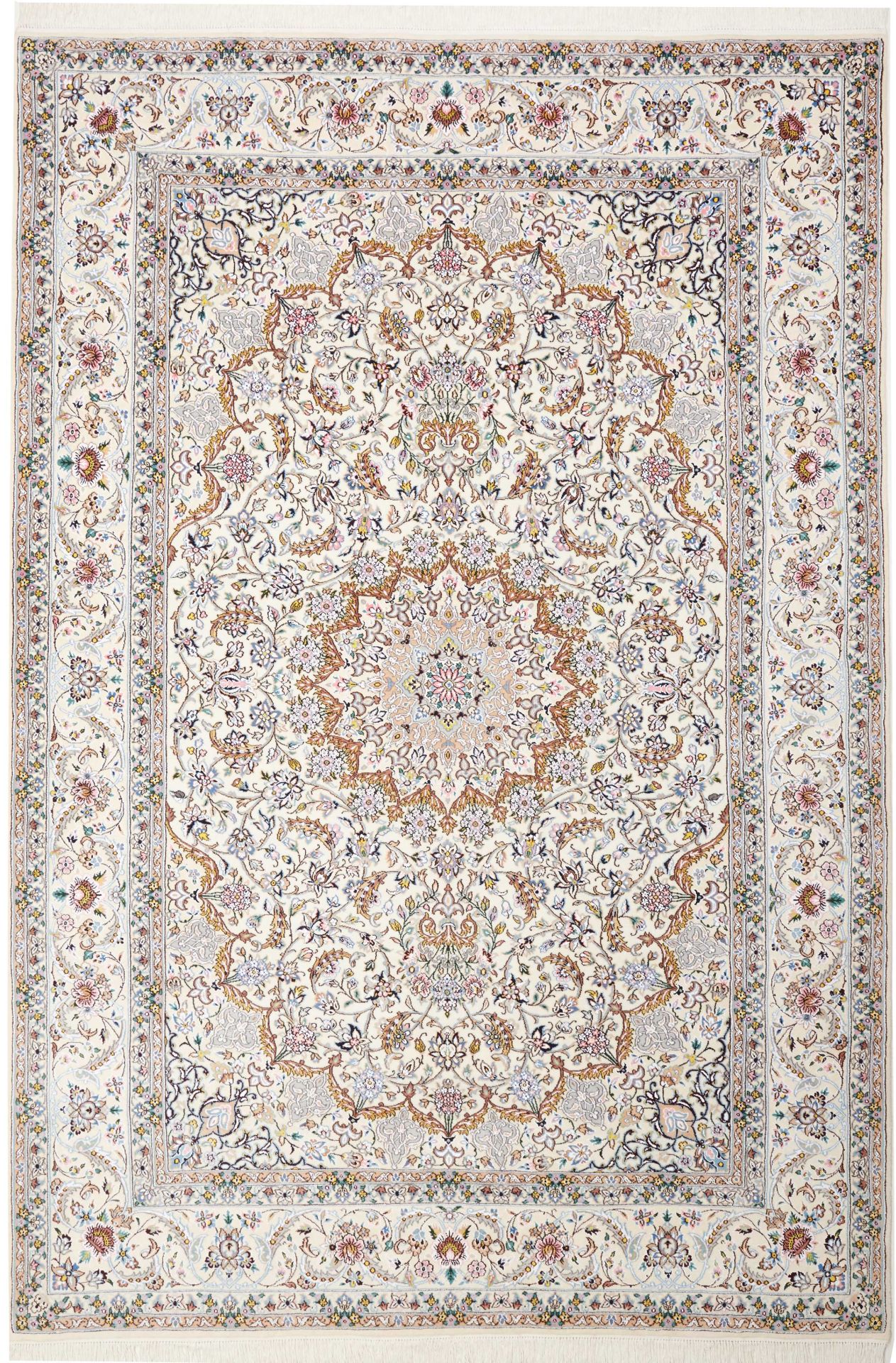 Nain Persian Rug 207 × 302 cm, Wool, hand-knotted