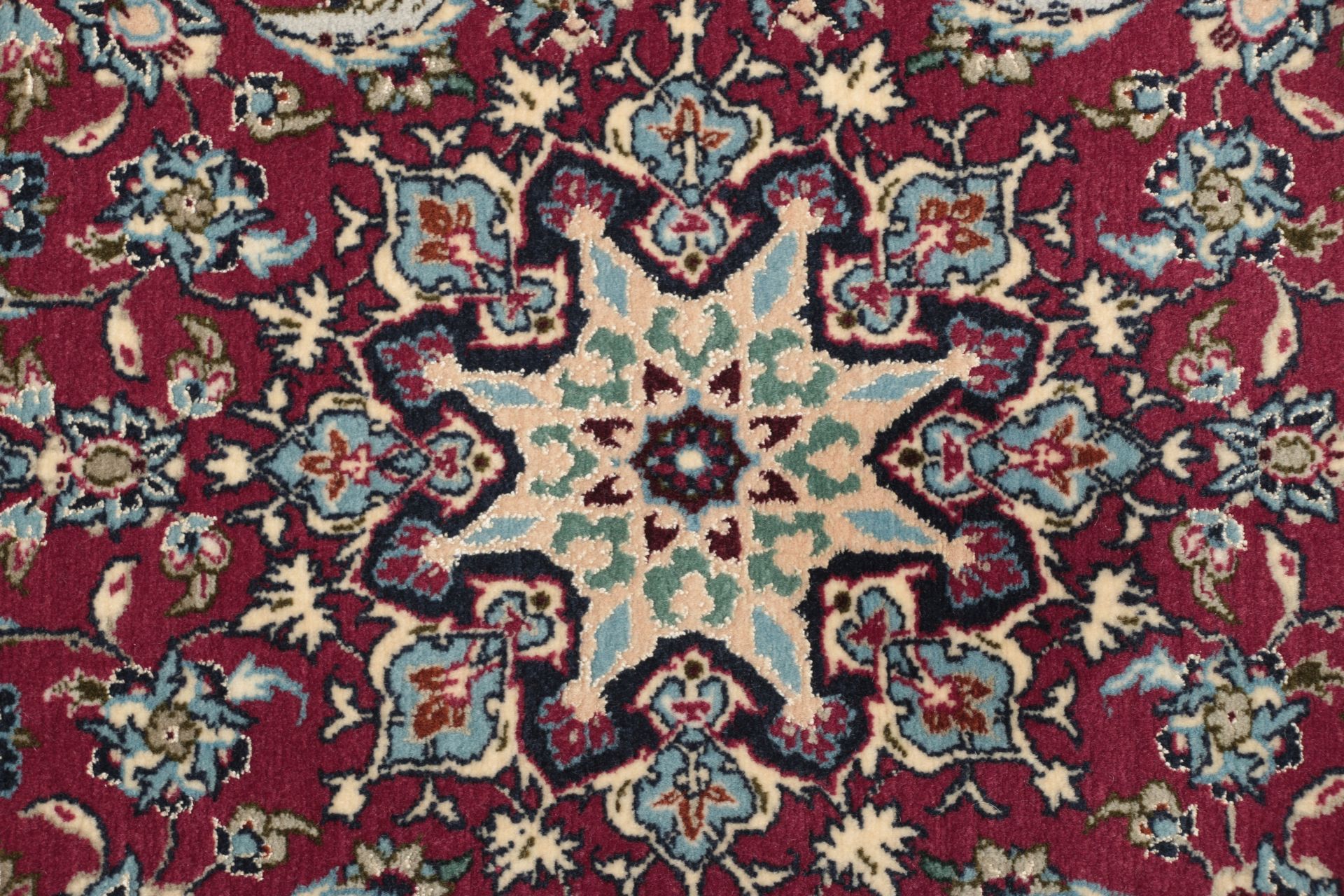 Hand-Knotted Wool & Silk Isfahan Persian Rug, 68 × 103 cm