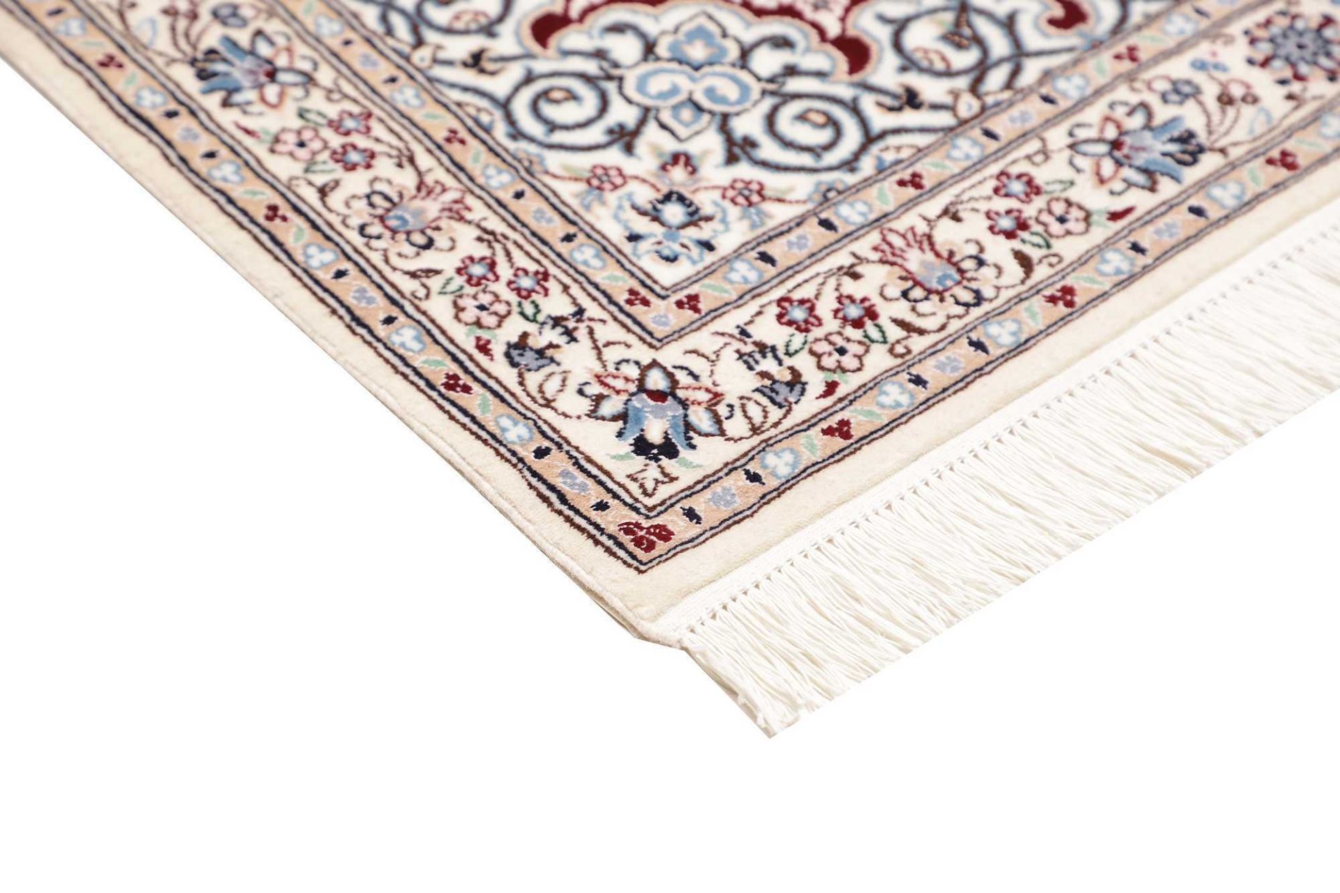Nain Persian Rug 81 × 209 cm, Wool, hand-knotted
