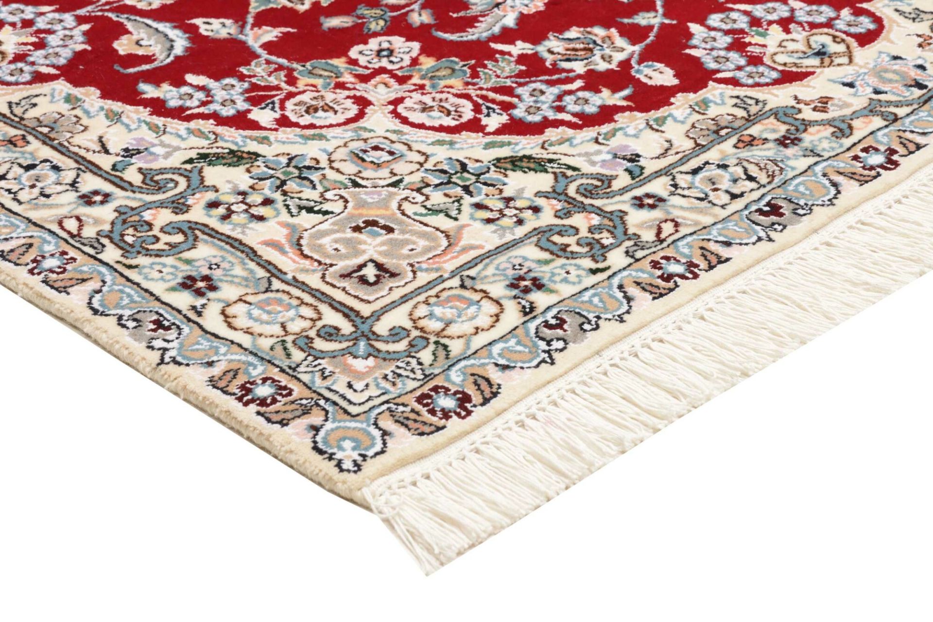 Hand-Knotted Wool Nain Persian Rug, 103 × 156 cm