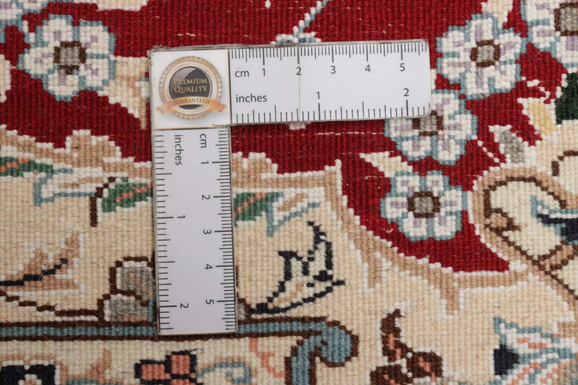 Hand-Knotted Wool Nain Persian Rug, 103 × 156 cm