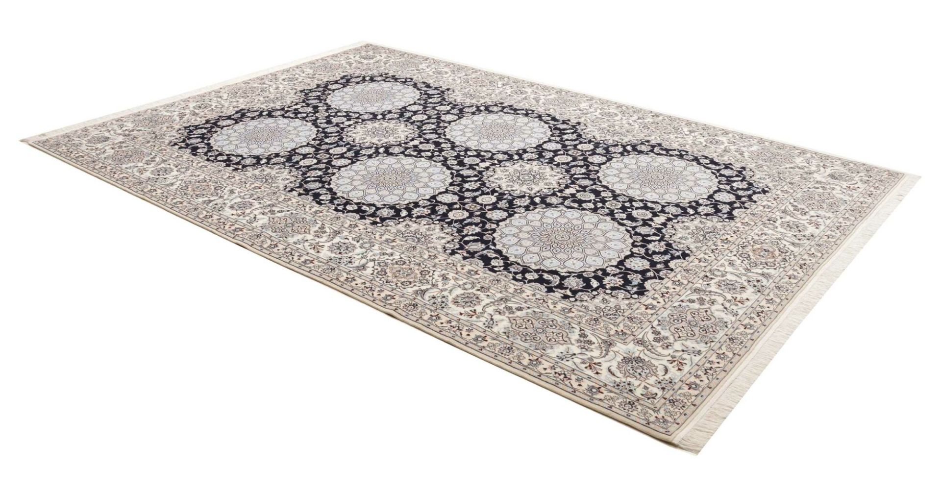perserteppich-nain-214-x-311-cm-schurwolle-handgeknupft-exklusiv-2 Nain Persian Rug — hand-knotted, 214 × 311 cm, Wool