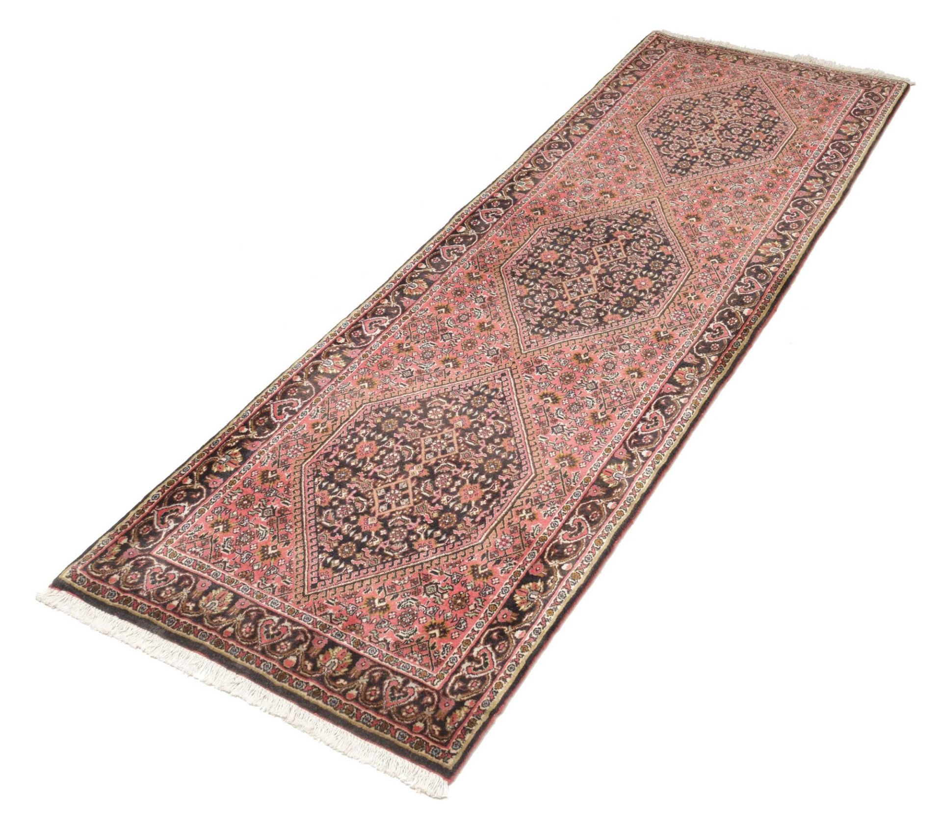 Bijar Persian Rug 67 × 207 cm, Wool, hand-knotted