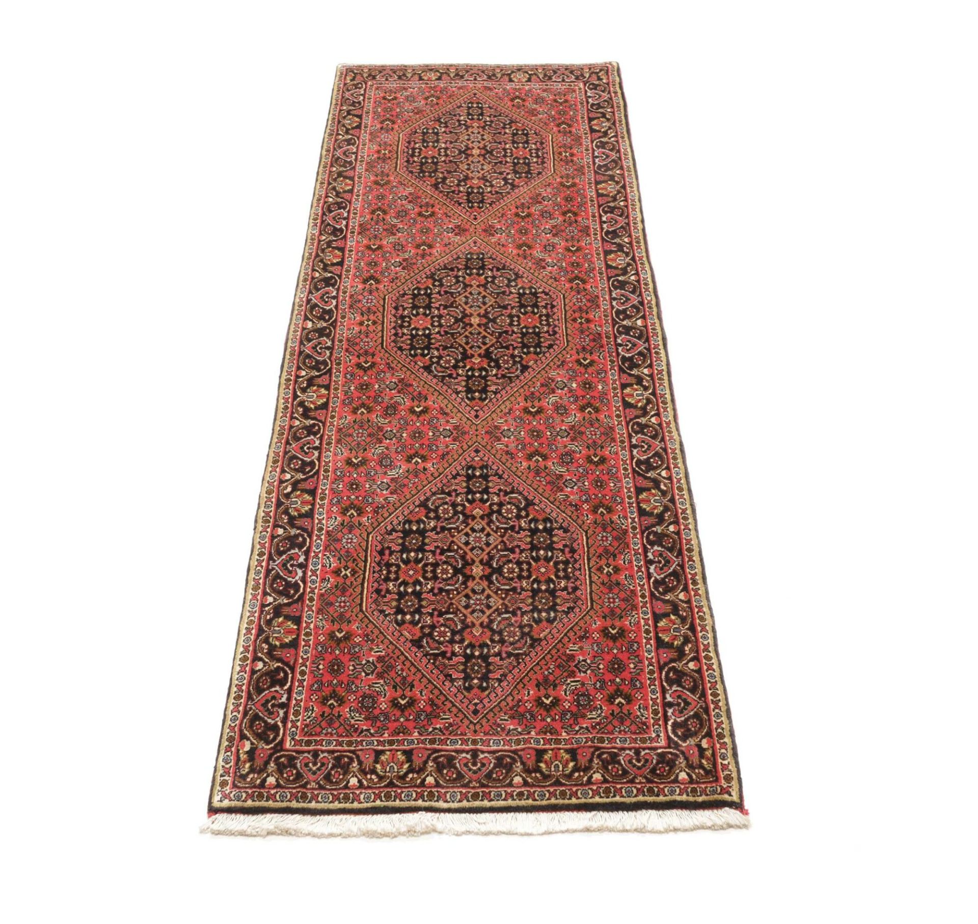 Bijar Persian Rug 67 × 207 cm, Wool, hand-knotted