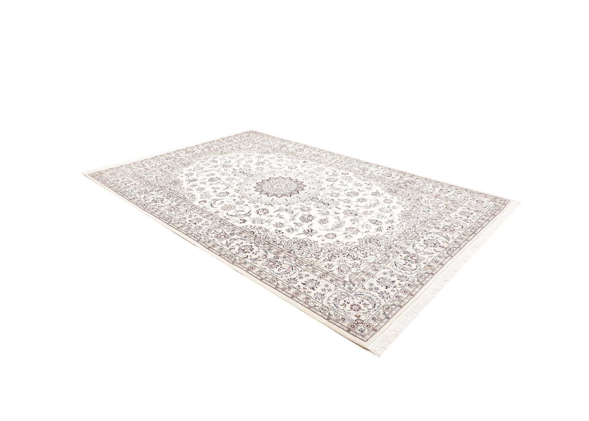 Hand-Knotted Wool Nain Persian Rug, 209 × 309 cm