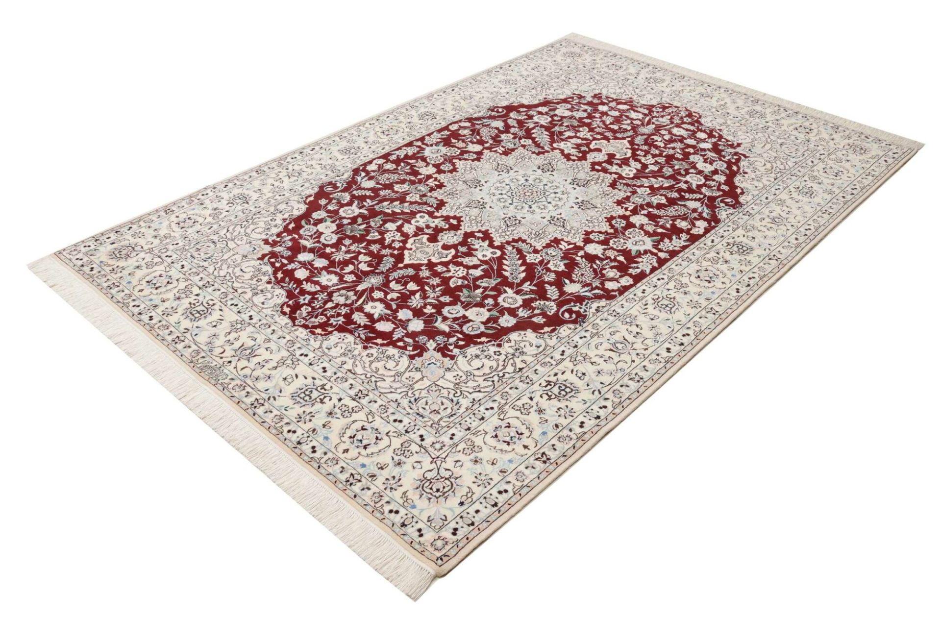 Nain Persian Rug 156 × 234 cm, Wool, hand-knotted