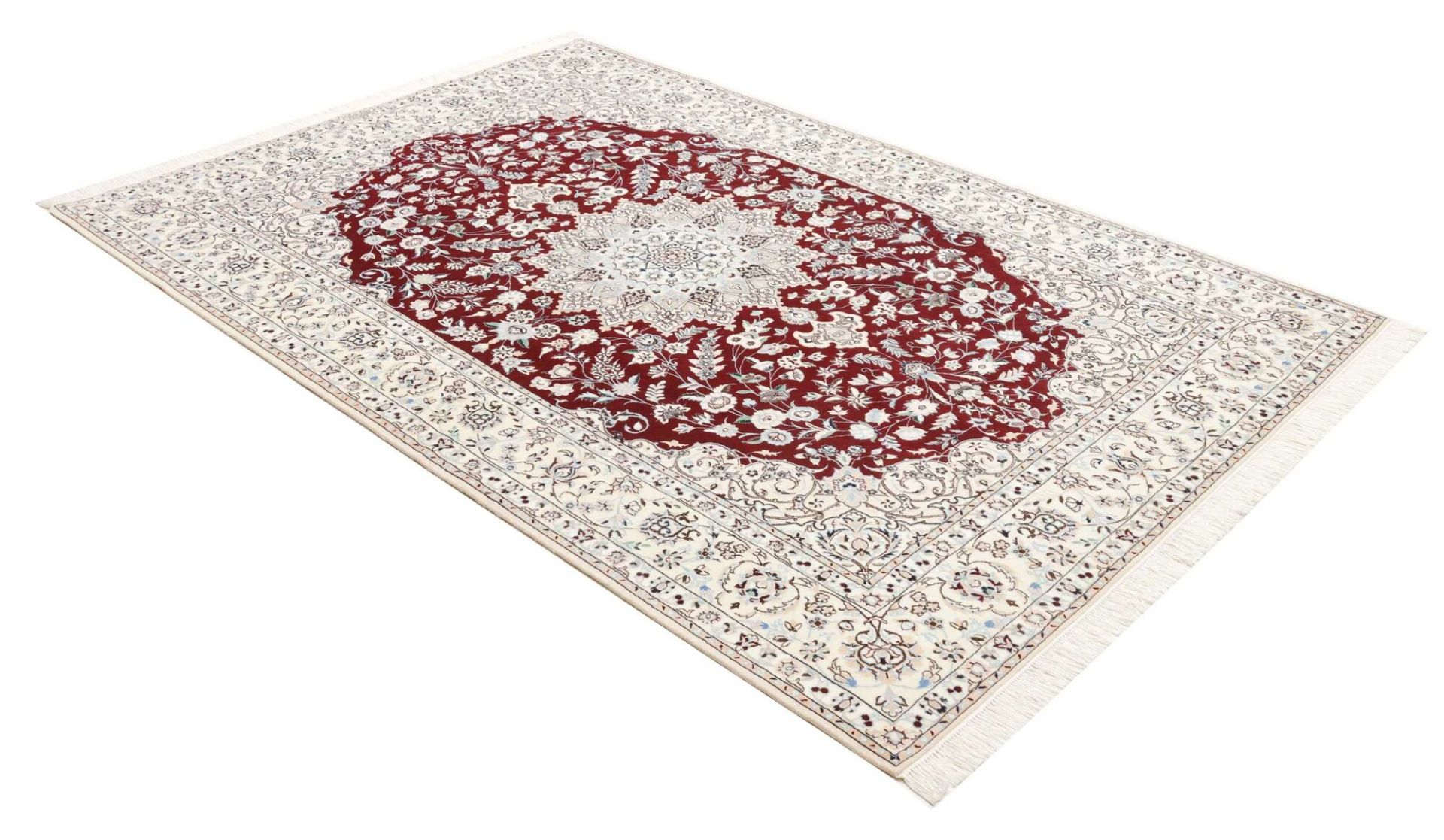 Nain Persian Rug 156 × 234 cm, Wool, hand-knotted