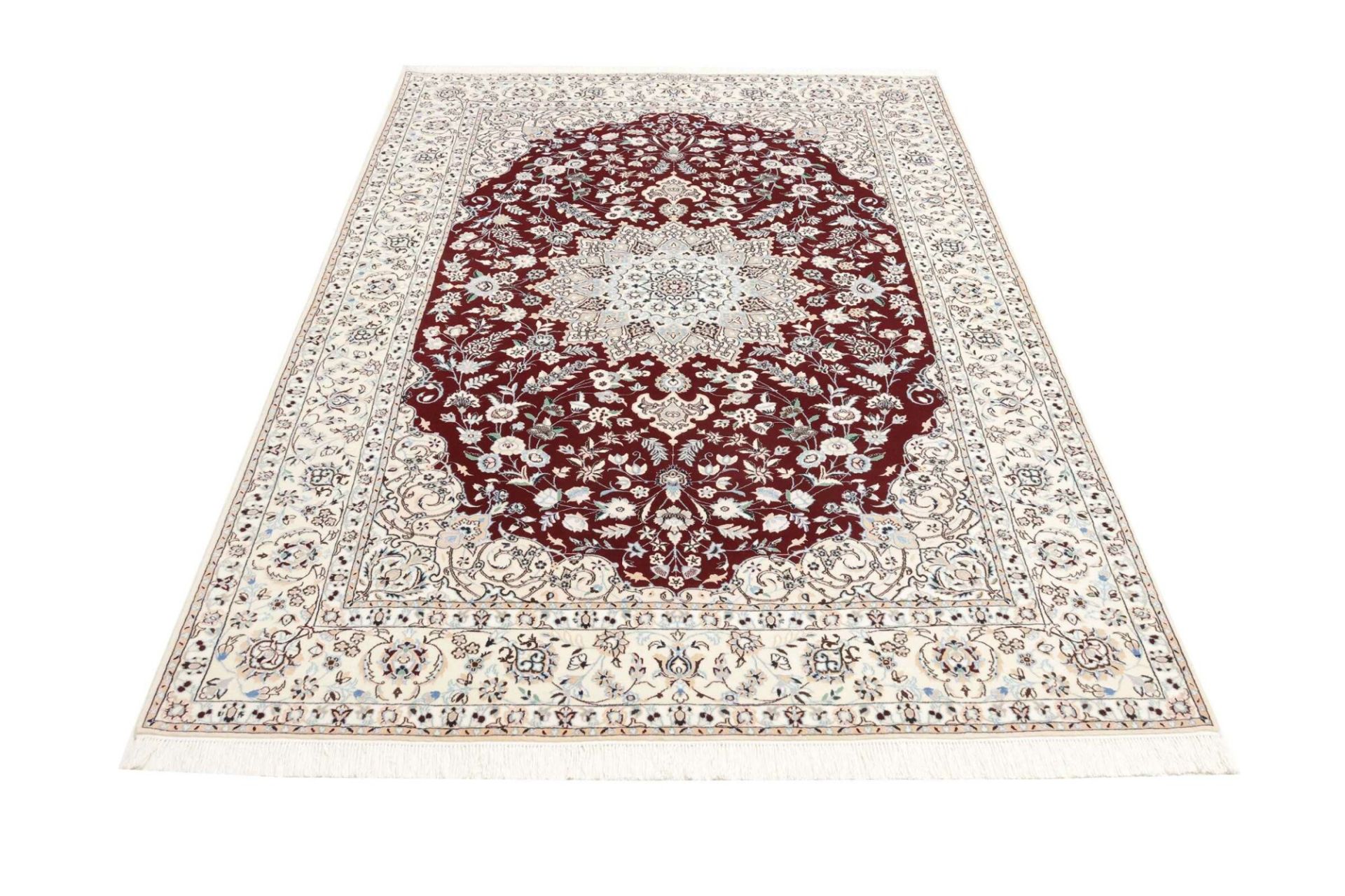 Nain Persian Rug 156 × 234 cm, Wool, hand-knotted