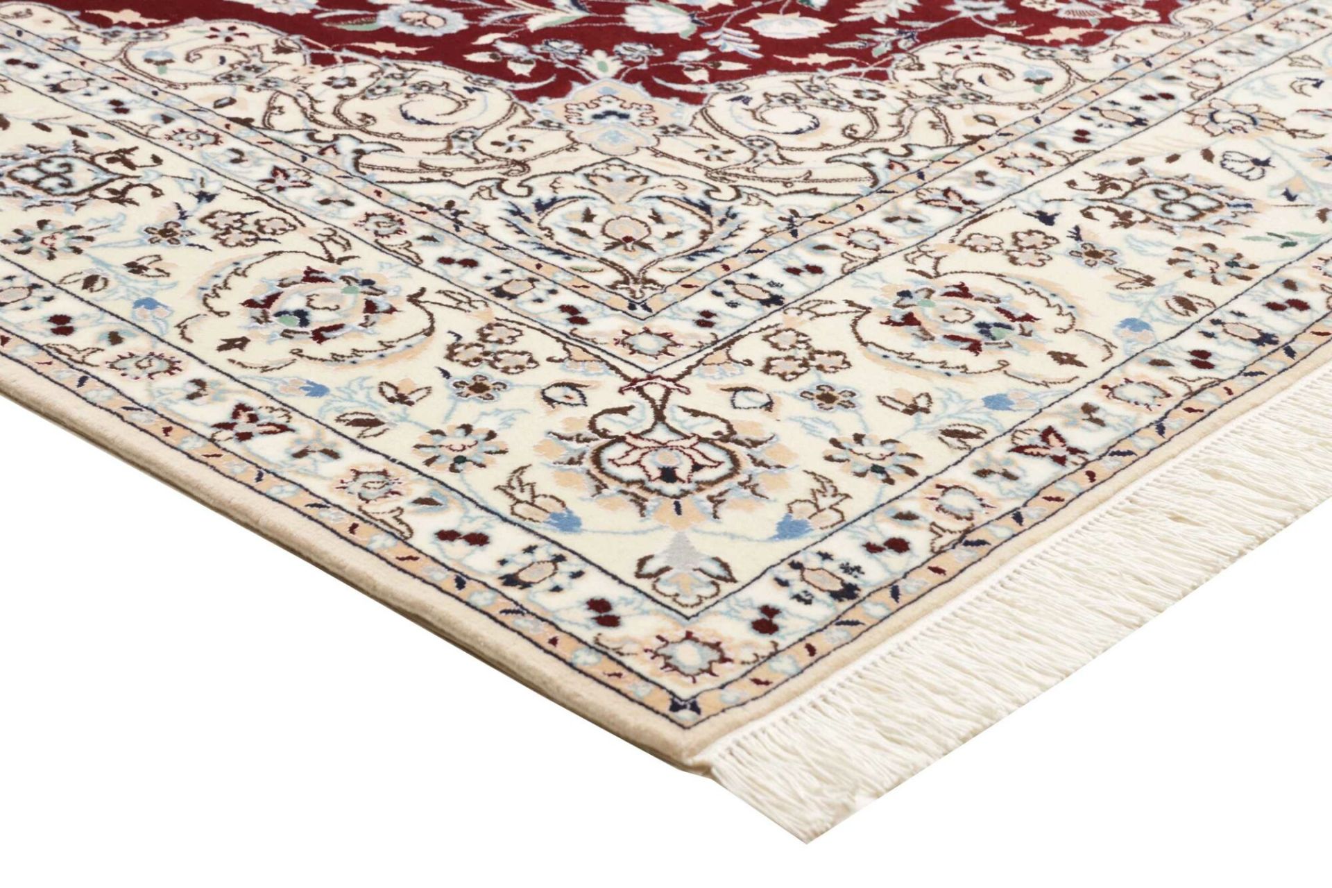 Nain Persian Rug 156 × 234 cm, Wool, hand-knotted