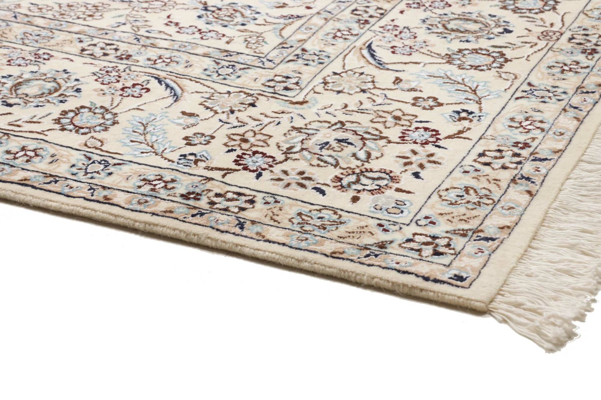 Hand-Knotted Wool Nain Persian Rug, 249 × 352 cm