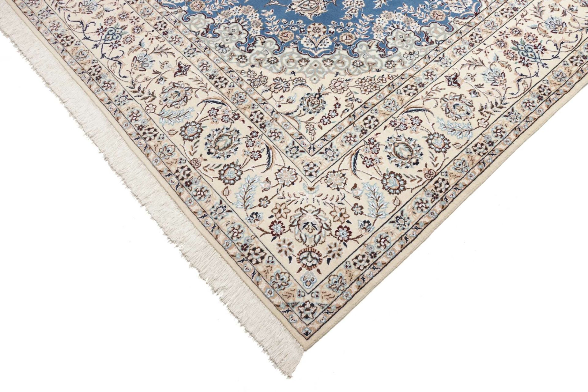 Hand-Knotted Wool Nain Persian Rug, 249 × 352 cm