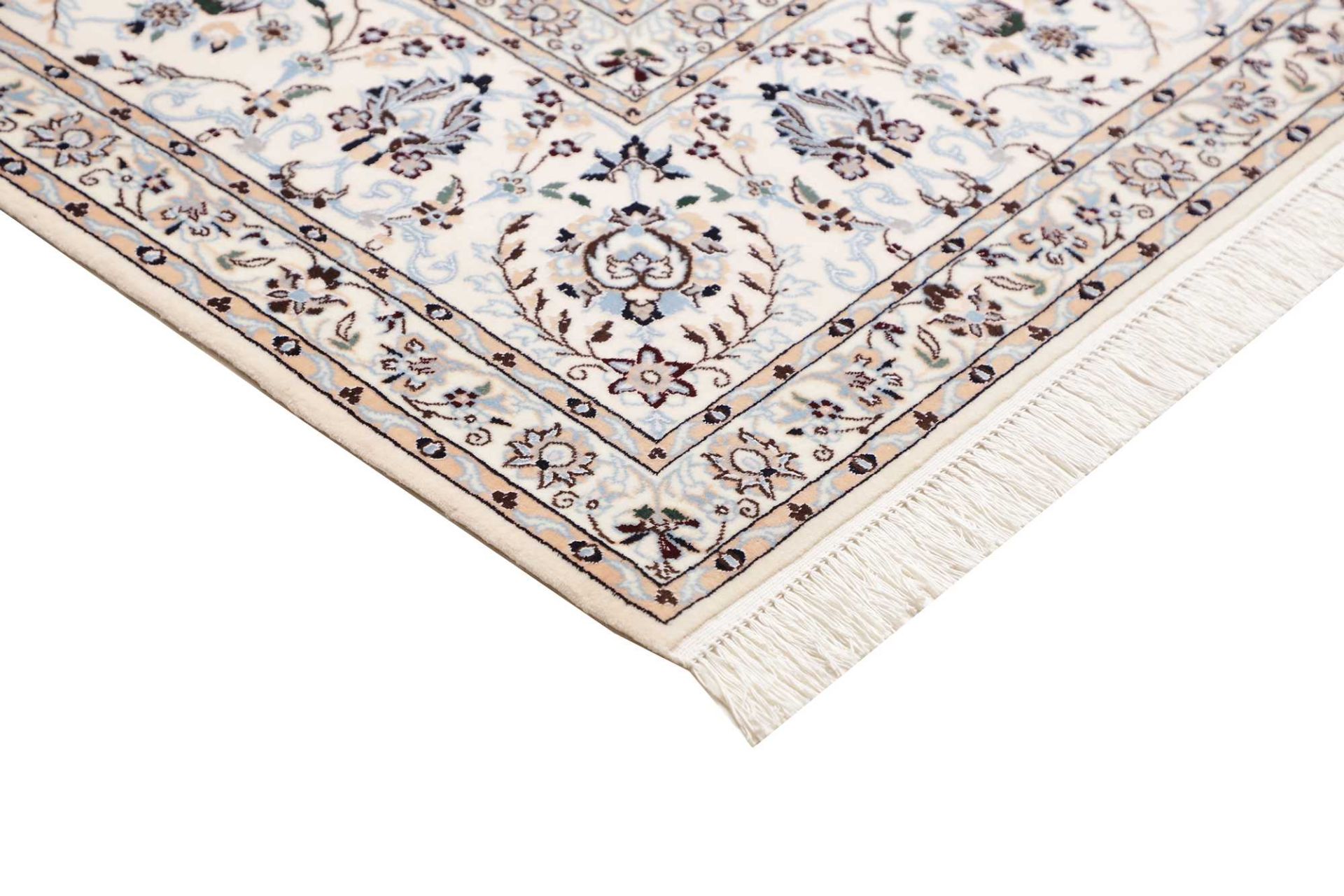 Nain Persian Rug — hand-knotted, 212 × 297 cm, Wool