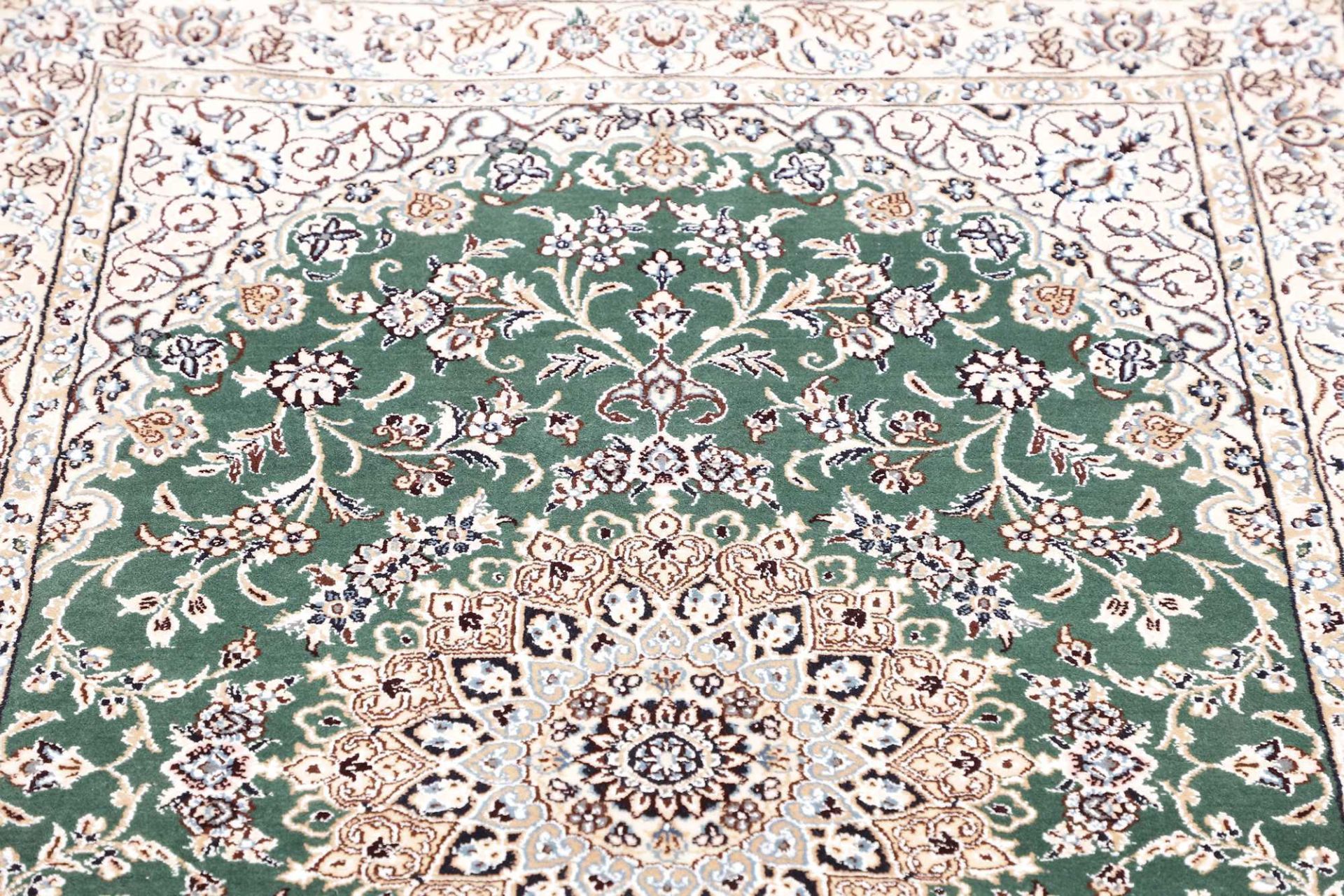 Hand-Knotted Wool Nain Persian Rug, 106 × 153 cm