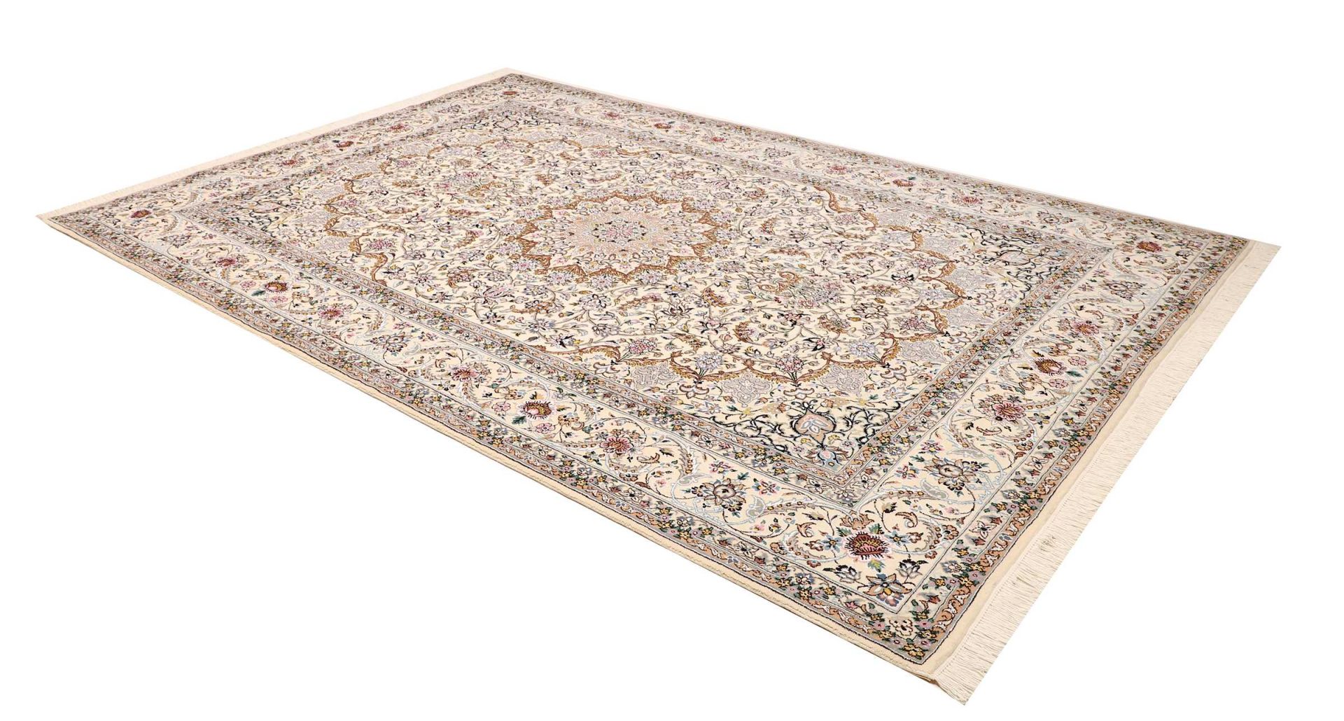 Nain Persian Rug 207 × 302 cm, Wool, hand-knotted