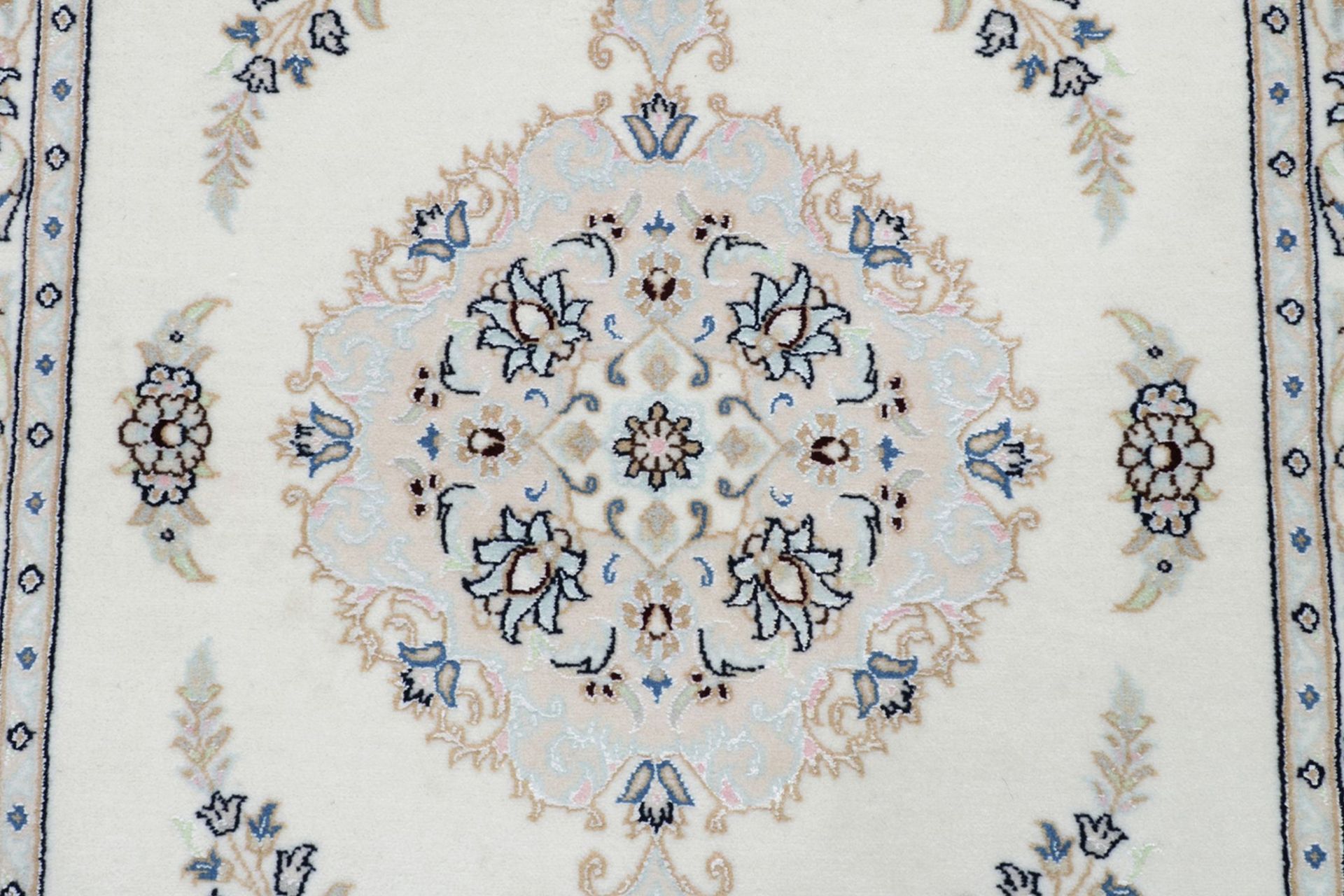 Nain Persian Rug — hand-knotted, 82 × 135 cm, Wool & Silk