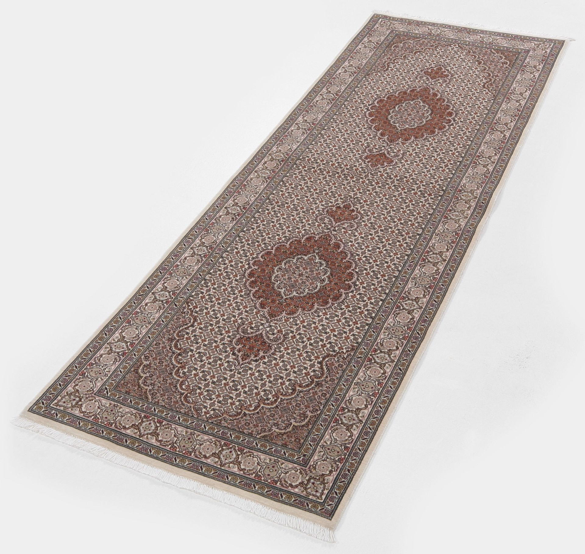 perserteppich-tabriz-80-x-252-cm-schurwolle-seide-handgeknupft-1 Hand-Knotted Wool & Silk Tabriz Persian Rug, 80 × 252 cm