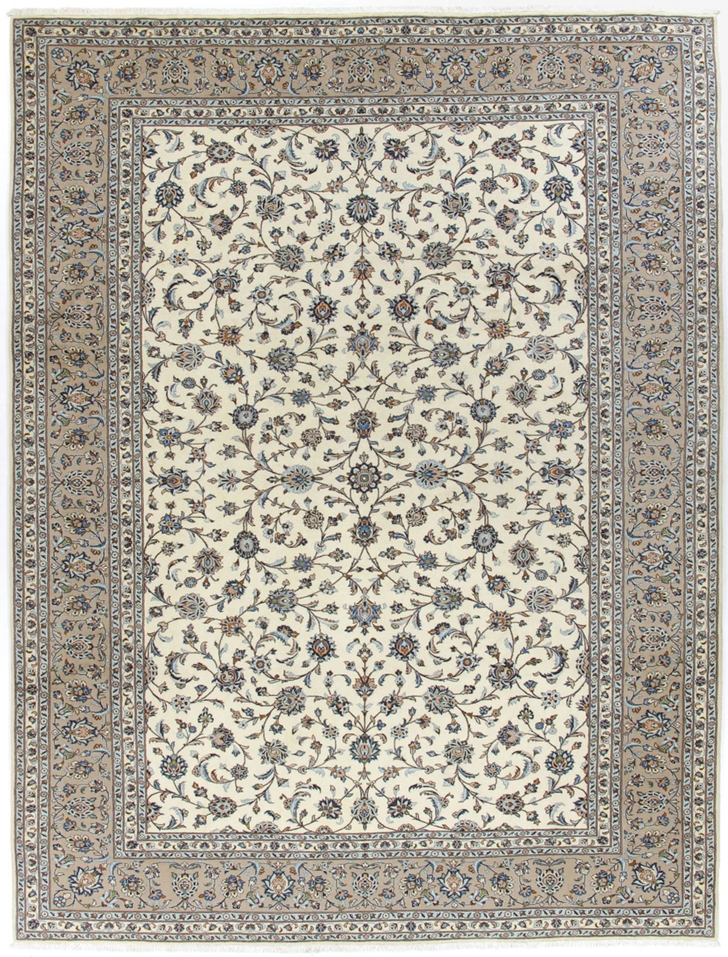 Kashan Persian Rug 252 × 346 cm, Wool, hand-knotted