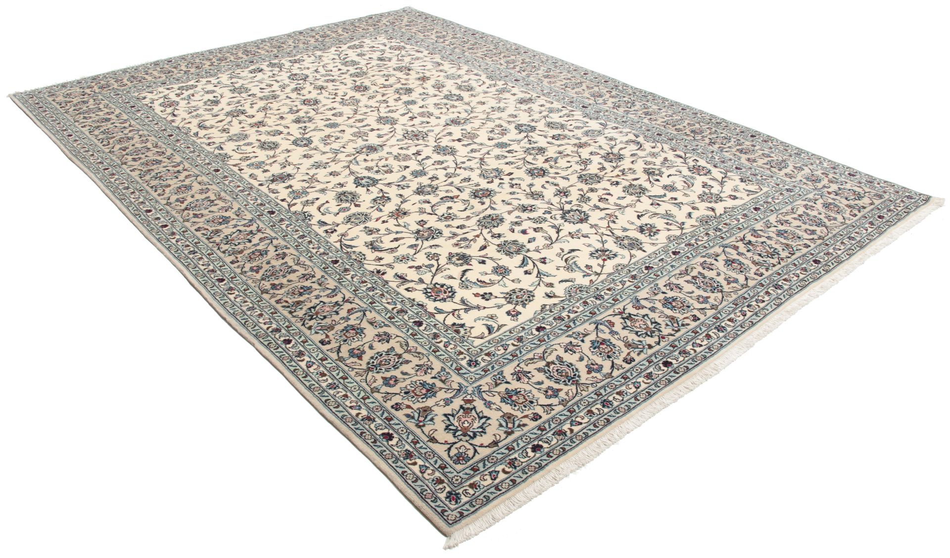 Kashan Persian Rug 252 × 350 cm, Wool, hand-knotted