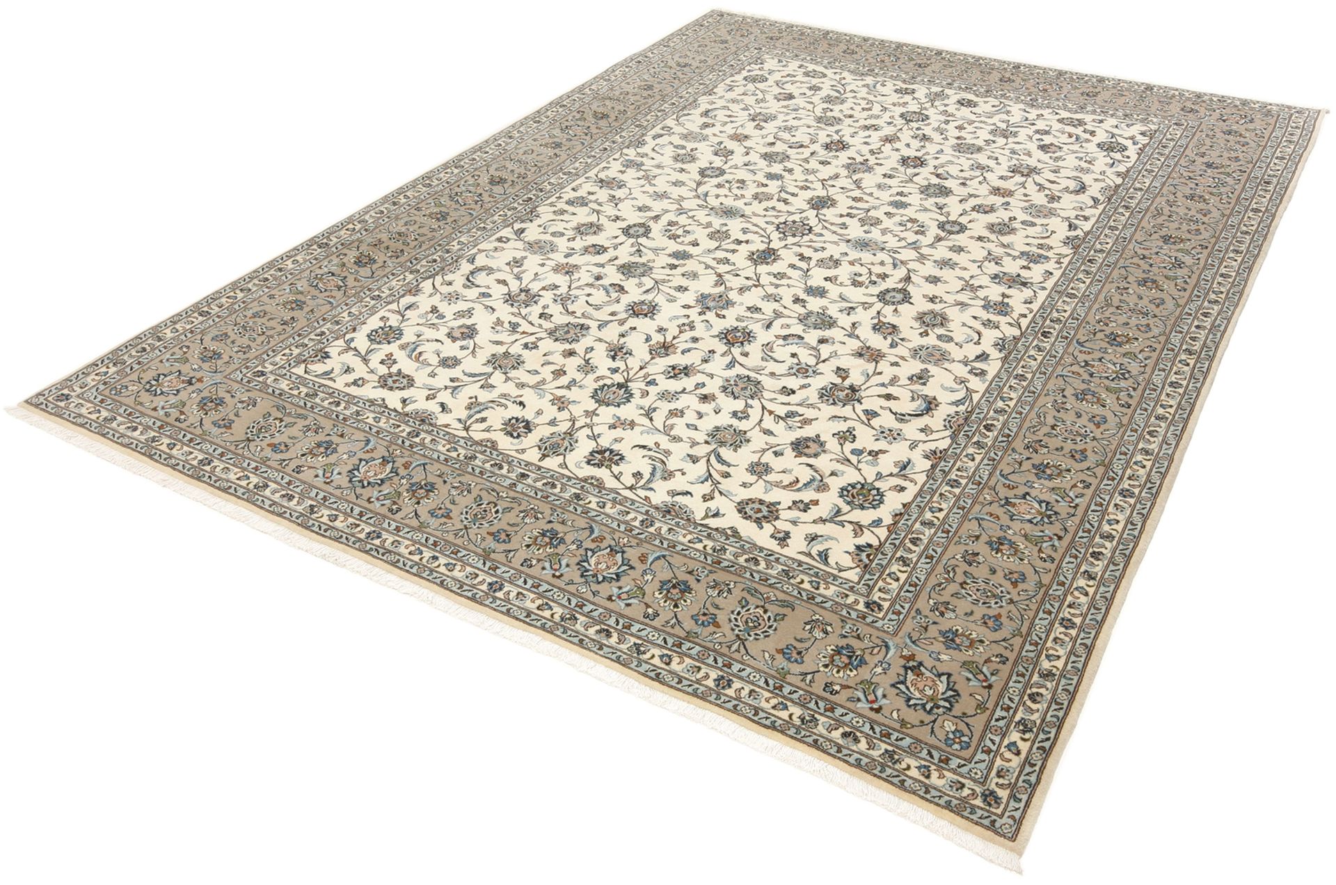 Kashan Persian Rug 252 × 346 cm, Wool, hand-knotted