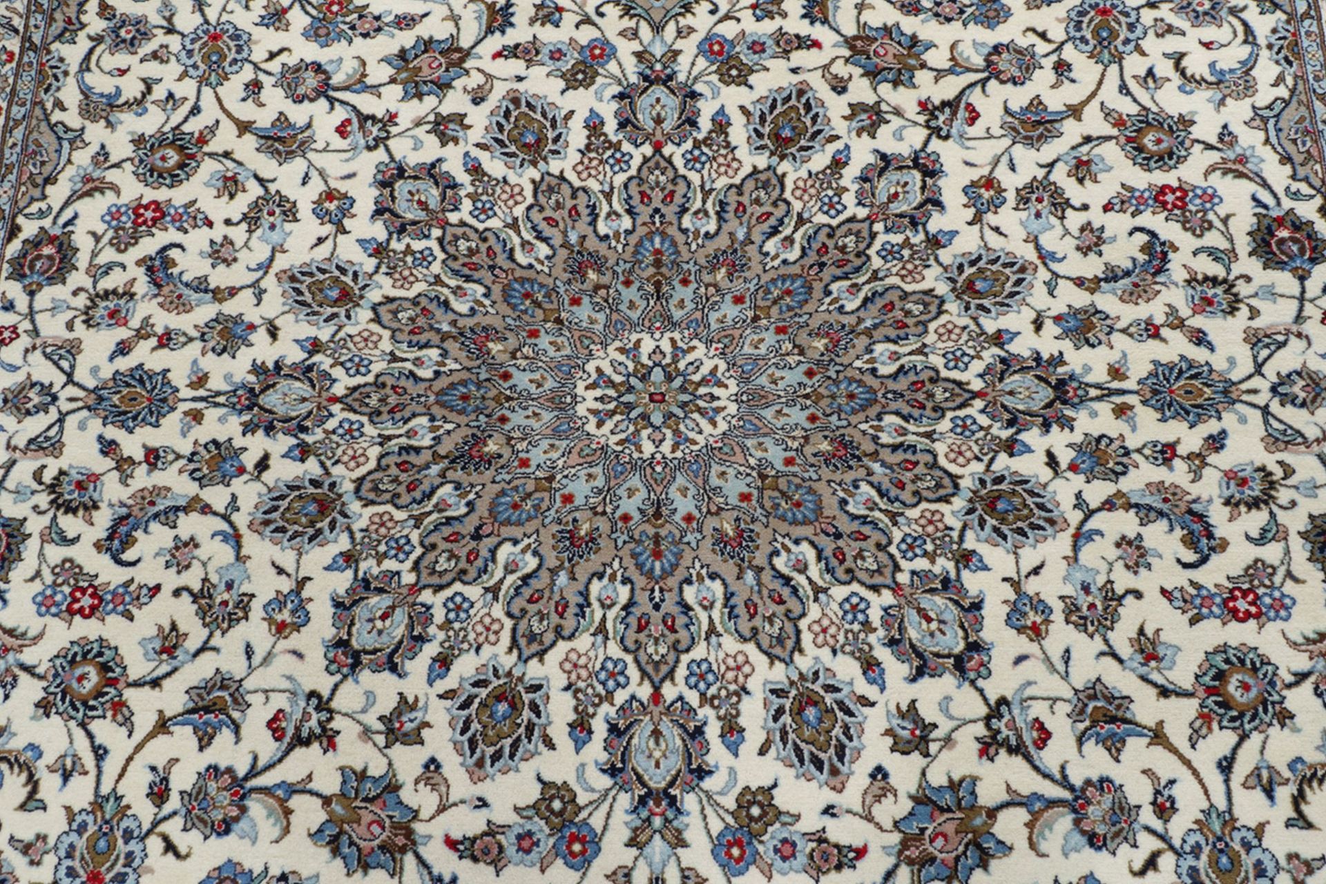 Kashan Persian Rug — hand-knotted, 253 × 356 cm, Wool