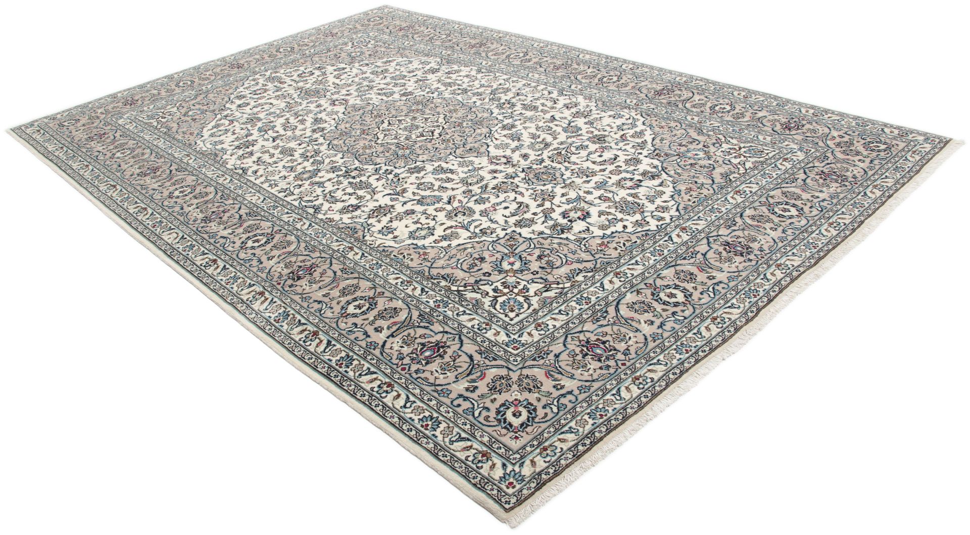 Kashan Persian Rug 242 × 352 cm, Wool, hand-knotted