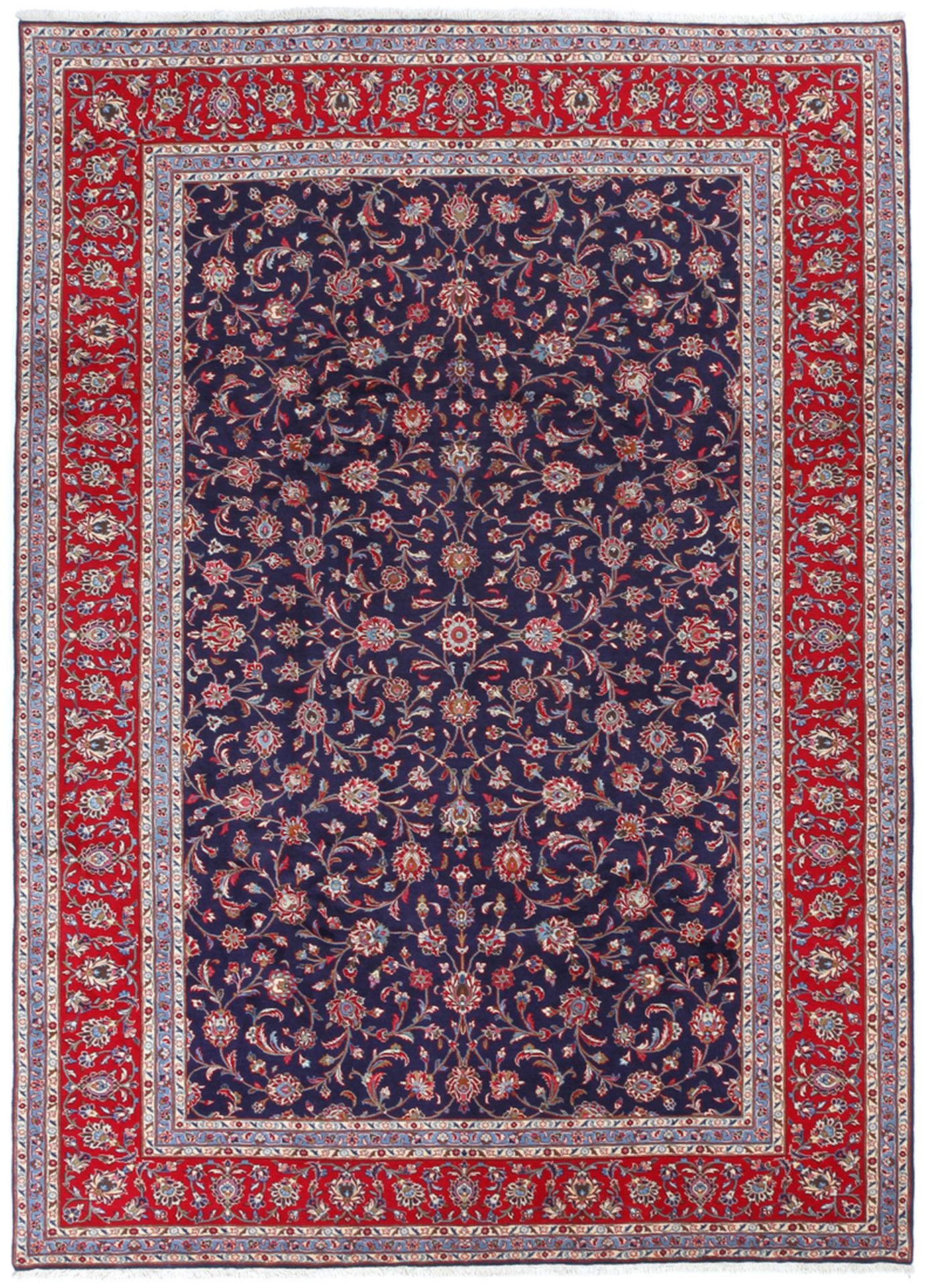 perserteppich-kashan-248-x-352-cm-schurwolle-seide-handgeknupft Kashan Persian Rug 248 × 352 cm, Wool & Silk, hand-knotted