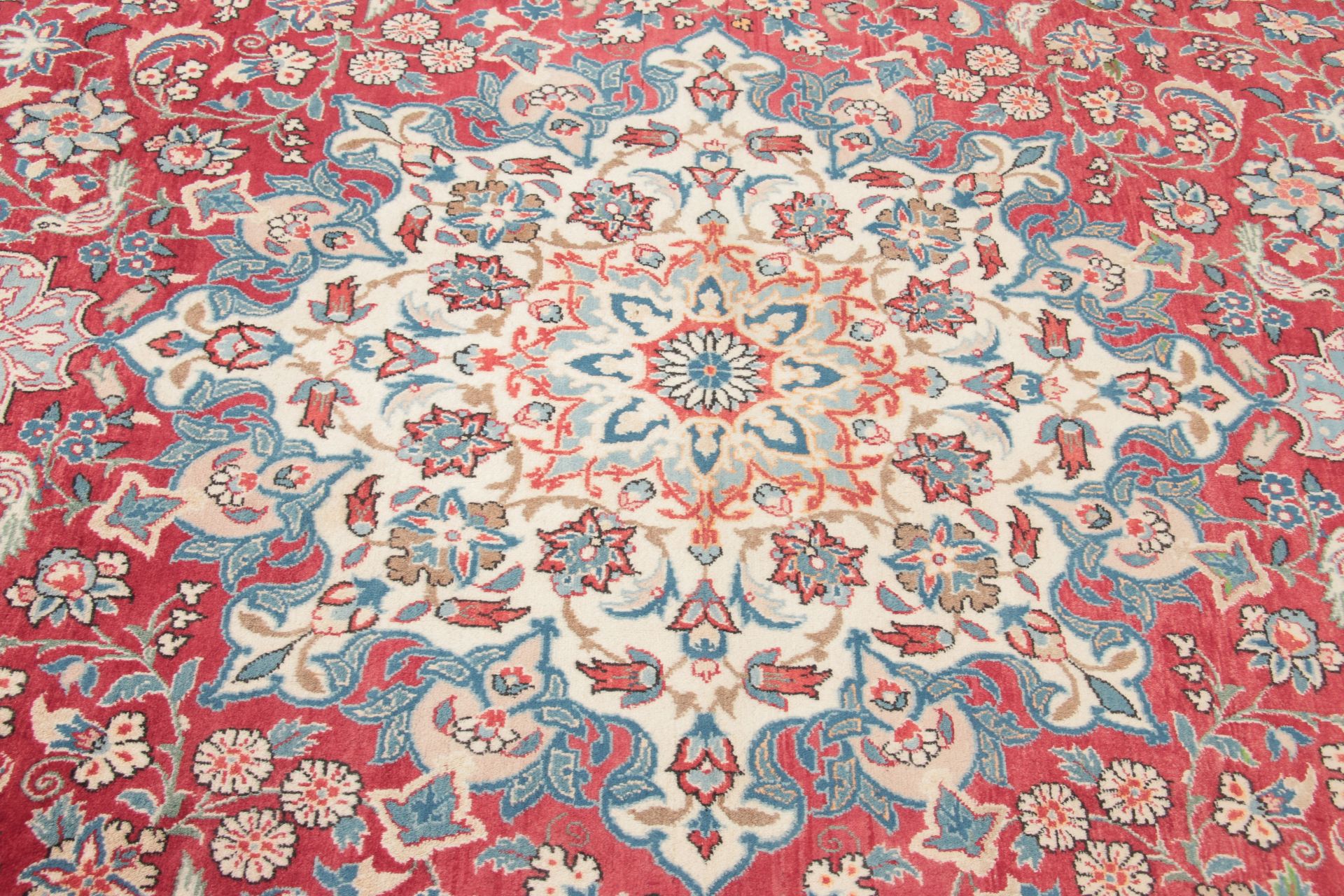 Kashan Persian Rug — hand-knotted, 250 × 357 cm, Wool