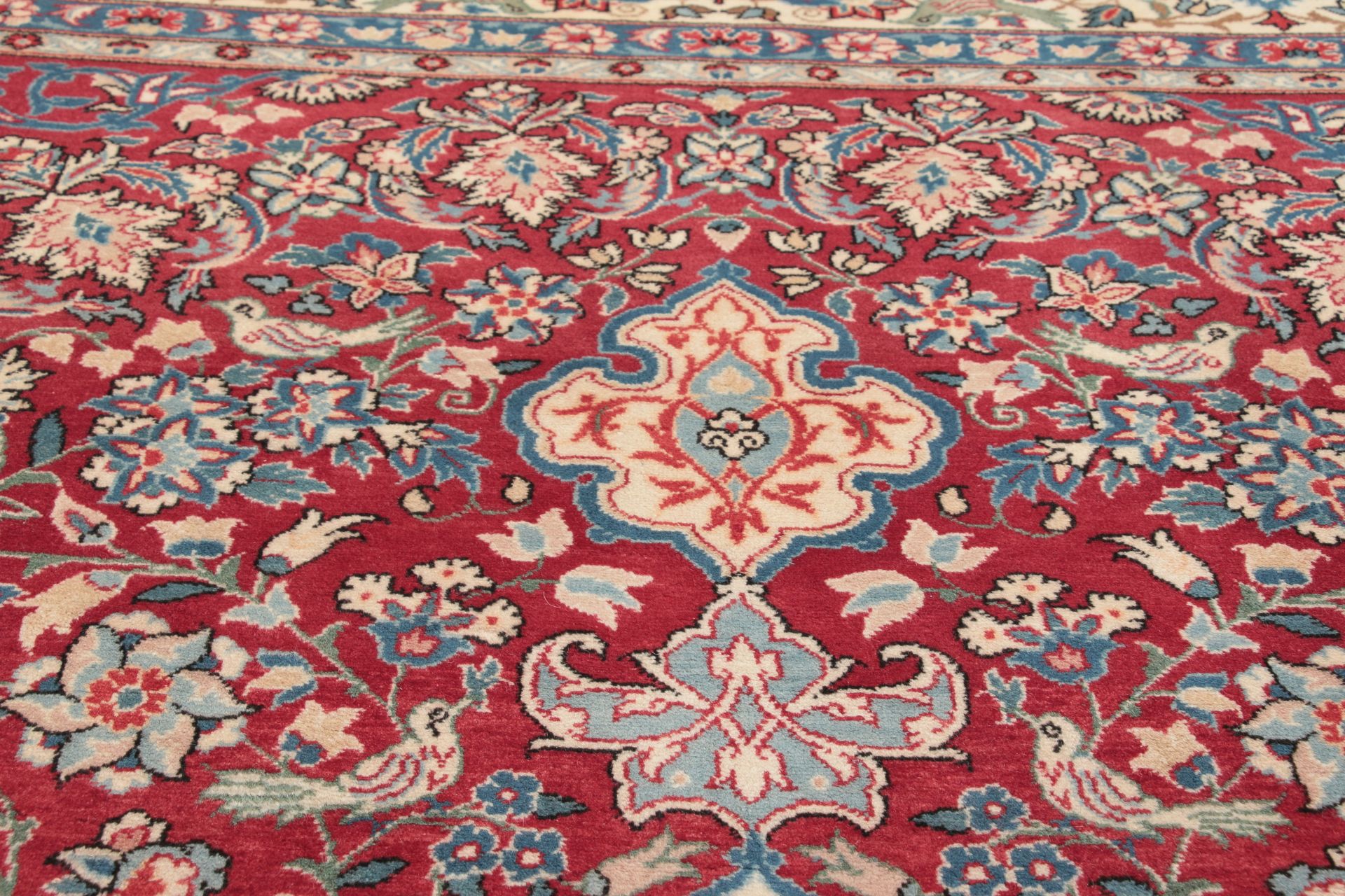 Kashan Persian Rug — hand-knotted, 250 × 357 cm, Wool
