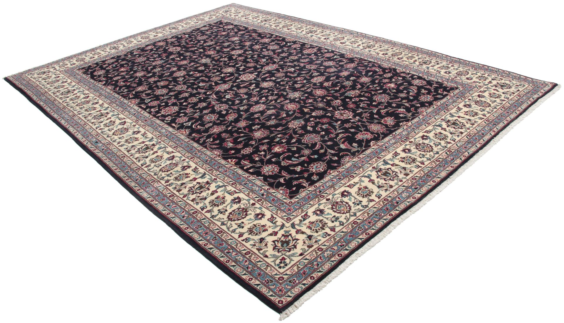 Kashan Persian Rug — hand-knotted, 249 × 348 cm, Wool
