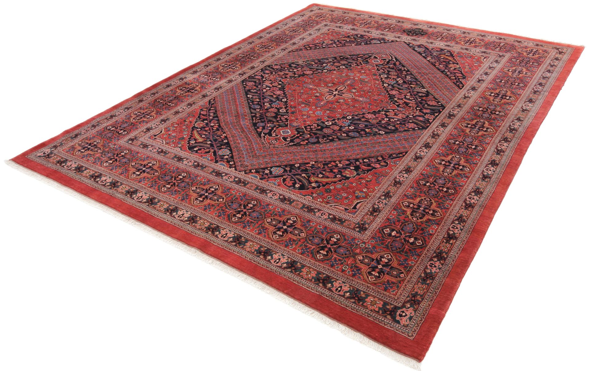 Qashqai Persian Rug — hand-knotted, 261 × 338 cm, Wool