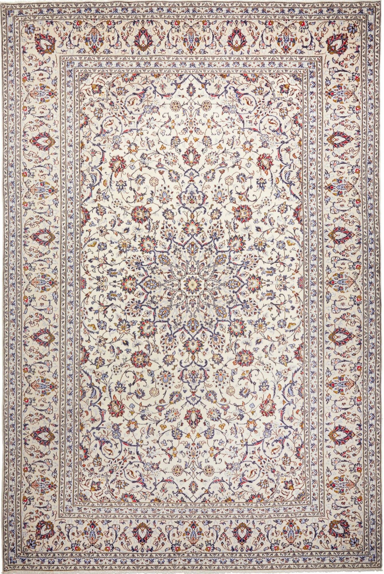 Kashan Persian Rug — hand-knotted, 245 × 362 cm, Wool